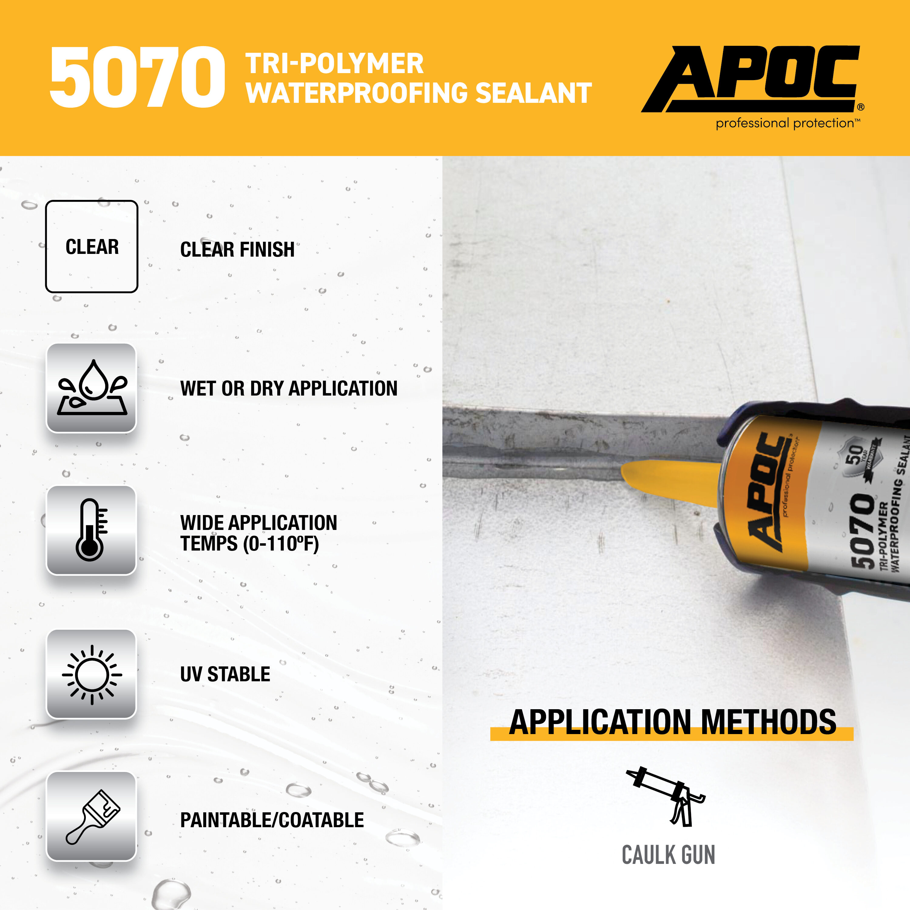APOC AP-5070-0-61 Roof-Sealants - View #7