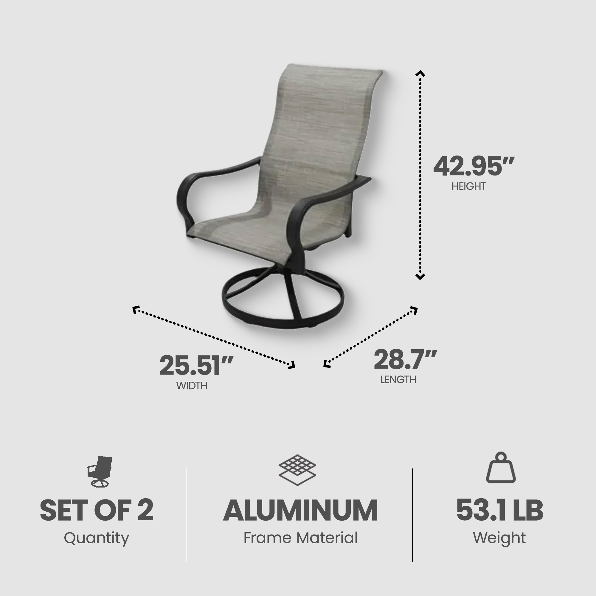 Four Seasons Outdoor Product 399365 Patio-Chairs - View #3