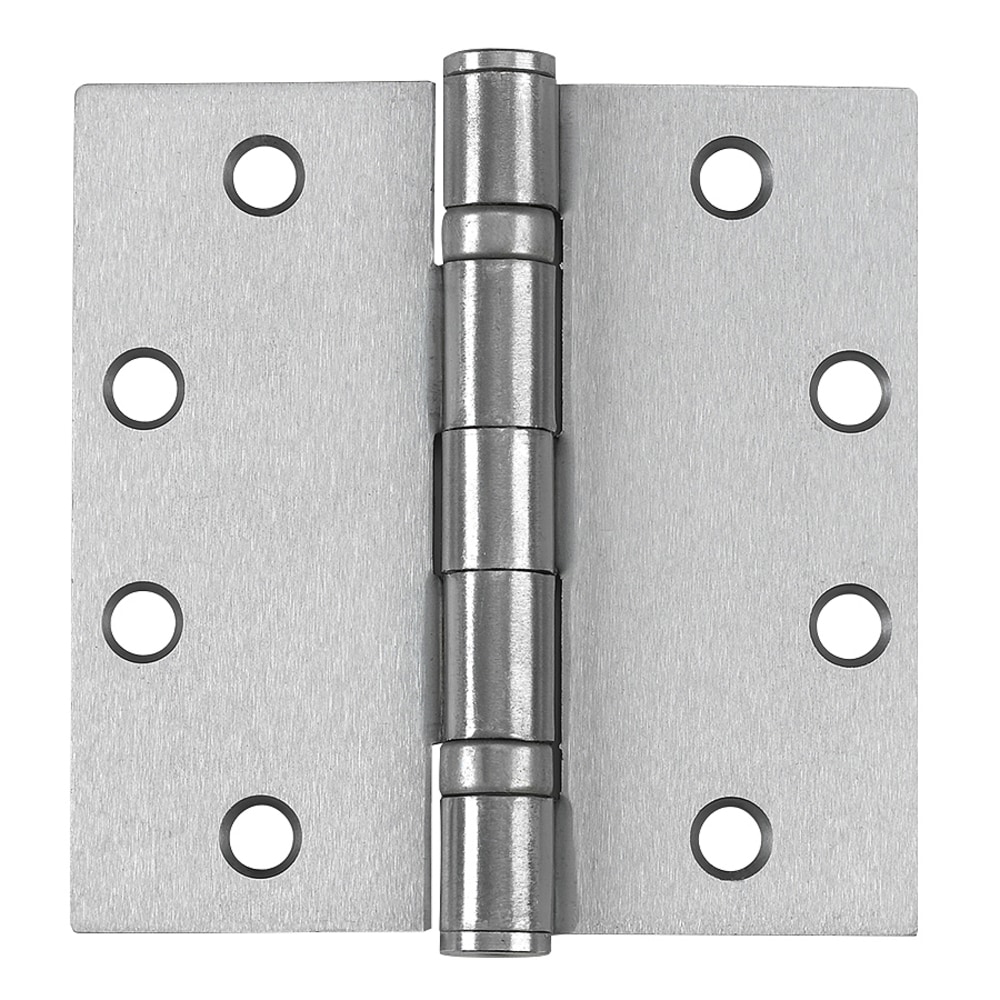 4" Commercial Steel Door Ball Bearing Mortise Hinge w/Screws Set of 3 Hinges 