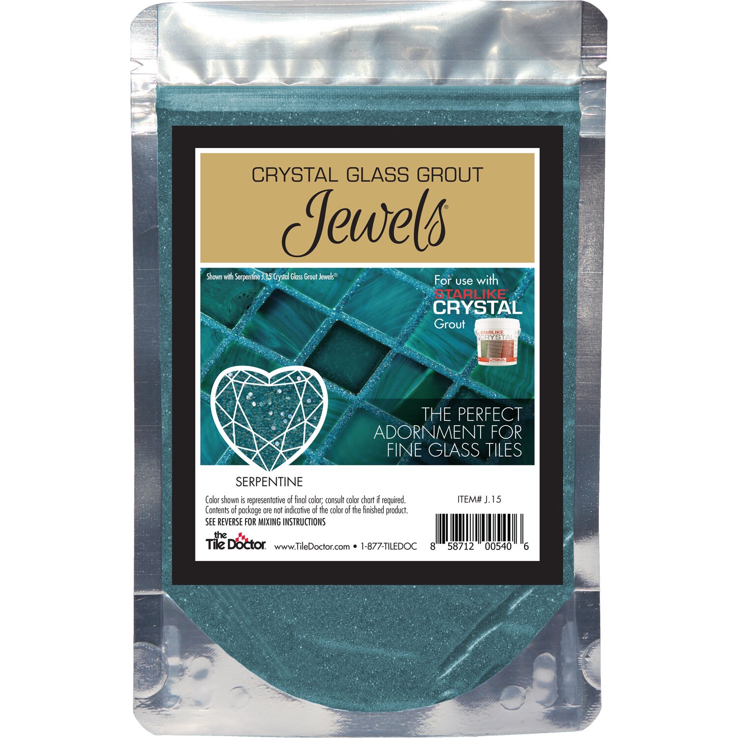 The Tile Doctor Jewels Serpentine All-in-one Grout (3.52-oz) #J.15