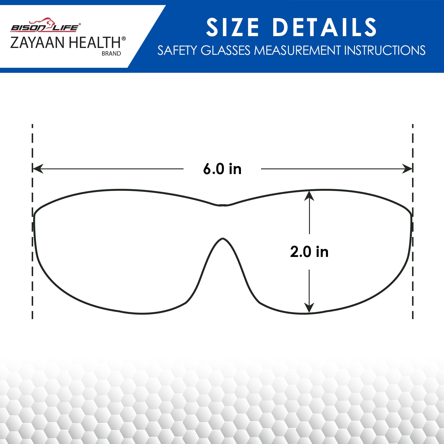 BISON LIFE ZH-PRXSG-ABLBKT-14-2 Protective-Eye-Wear - View #2