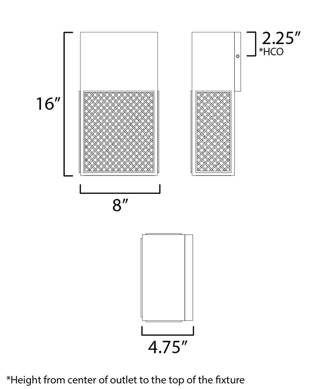 Maxim Lighting 54804BK Outdoor-Wall-Lighting - View #2