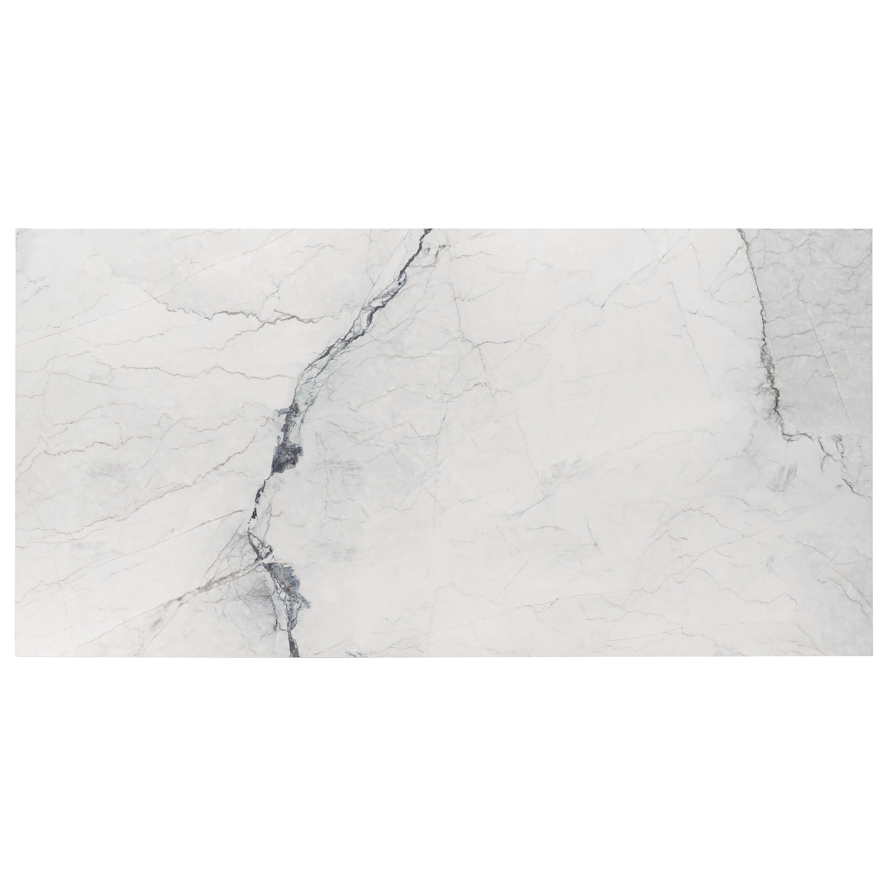 Artmore Tile Sample - Centurio Camoflauge White 8-in x 8-in Satin Porcelain Stone look Floor and Wall Tile #EXT3RD110005