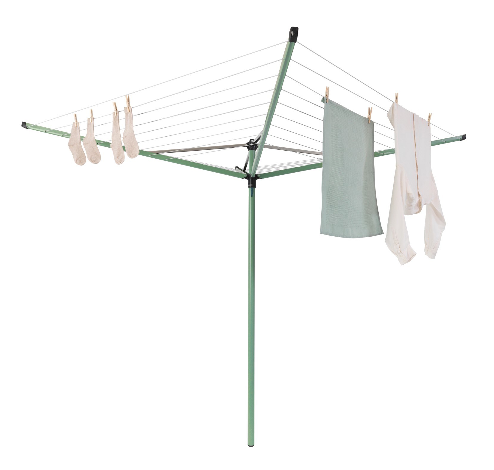 Brabantia 1-Tier 4.3-in Steel Outdoor Clothesline in the Clotheslines &  Drying Racks department at