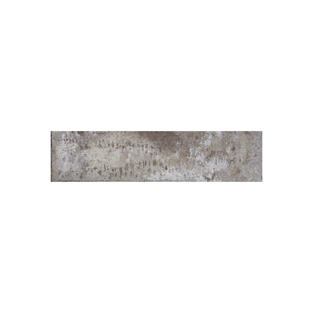 The Tile Life Brick City Grey 2-in x 10-in Matte Porcelain The Tile Life Brick City Grey 2-in x 10-in Matte Porcelain