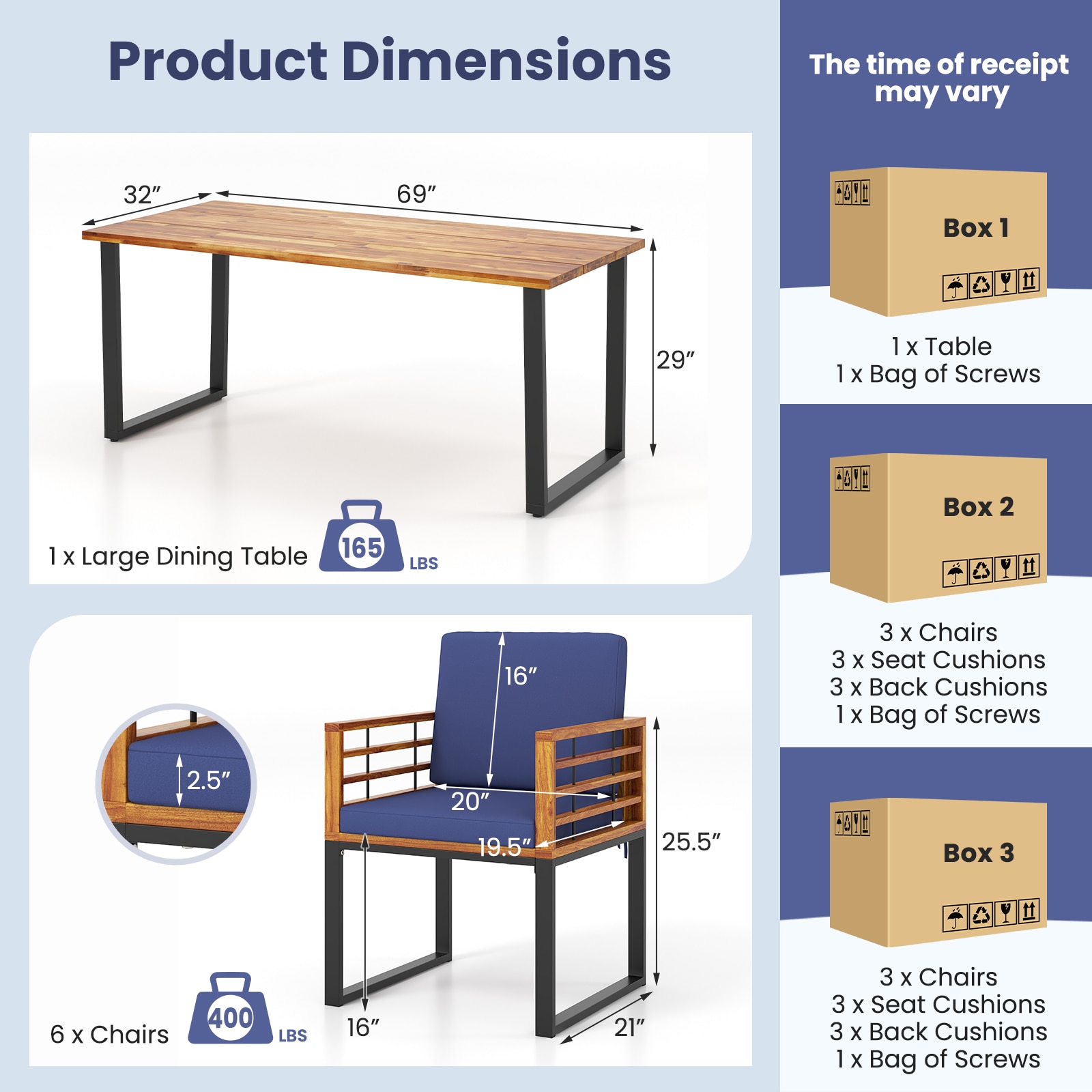LIVIZA OUG70983NY-X Patio-Dining-Sets - View #2