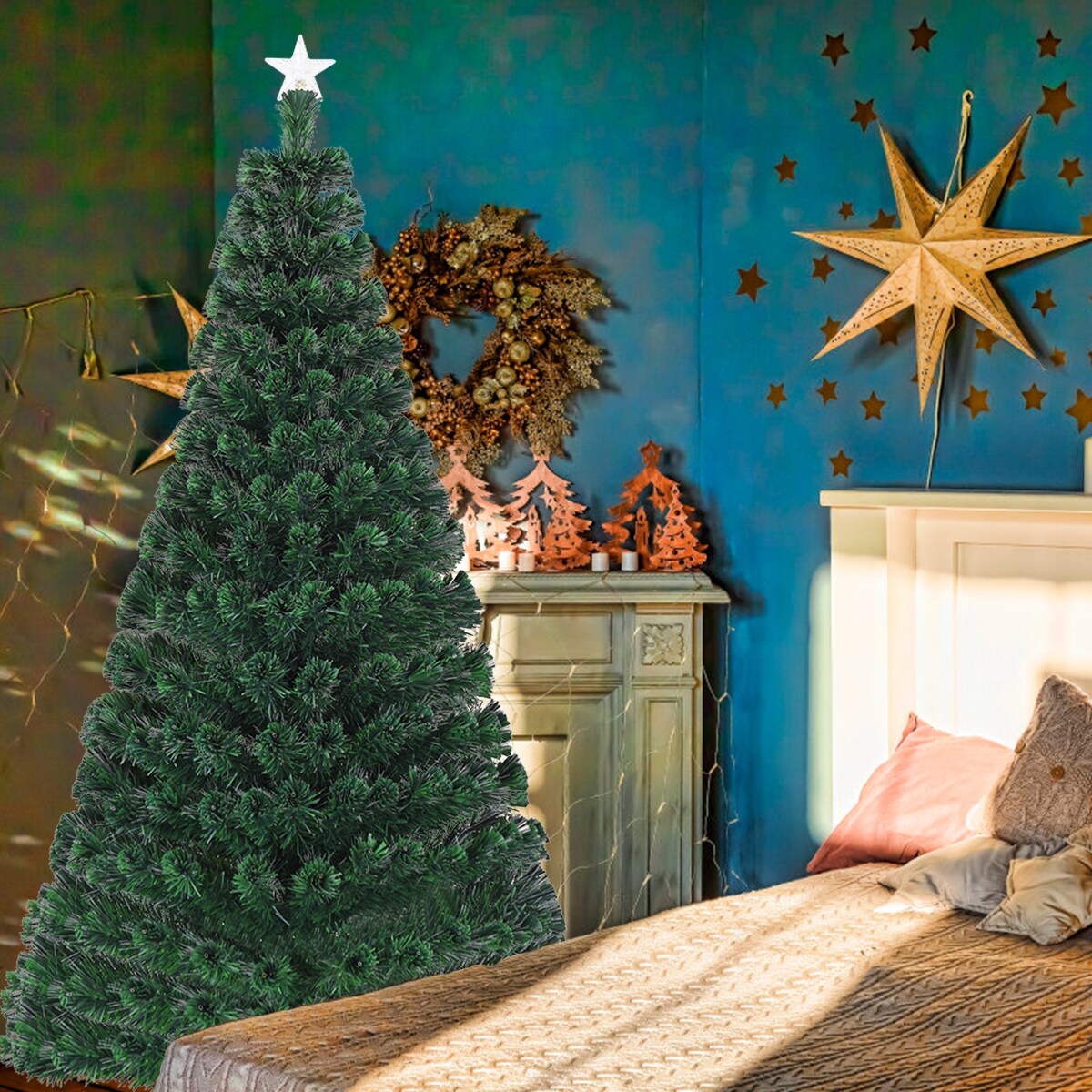 Costway CM20581 Artificial-Christmas-Trees - View #6