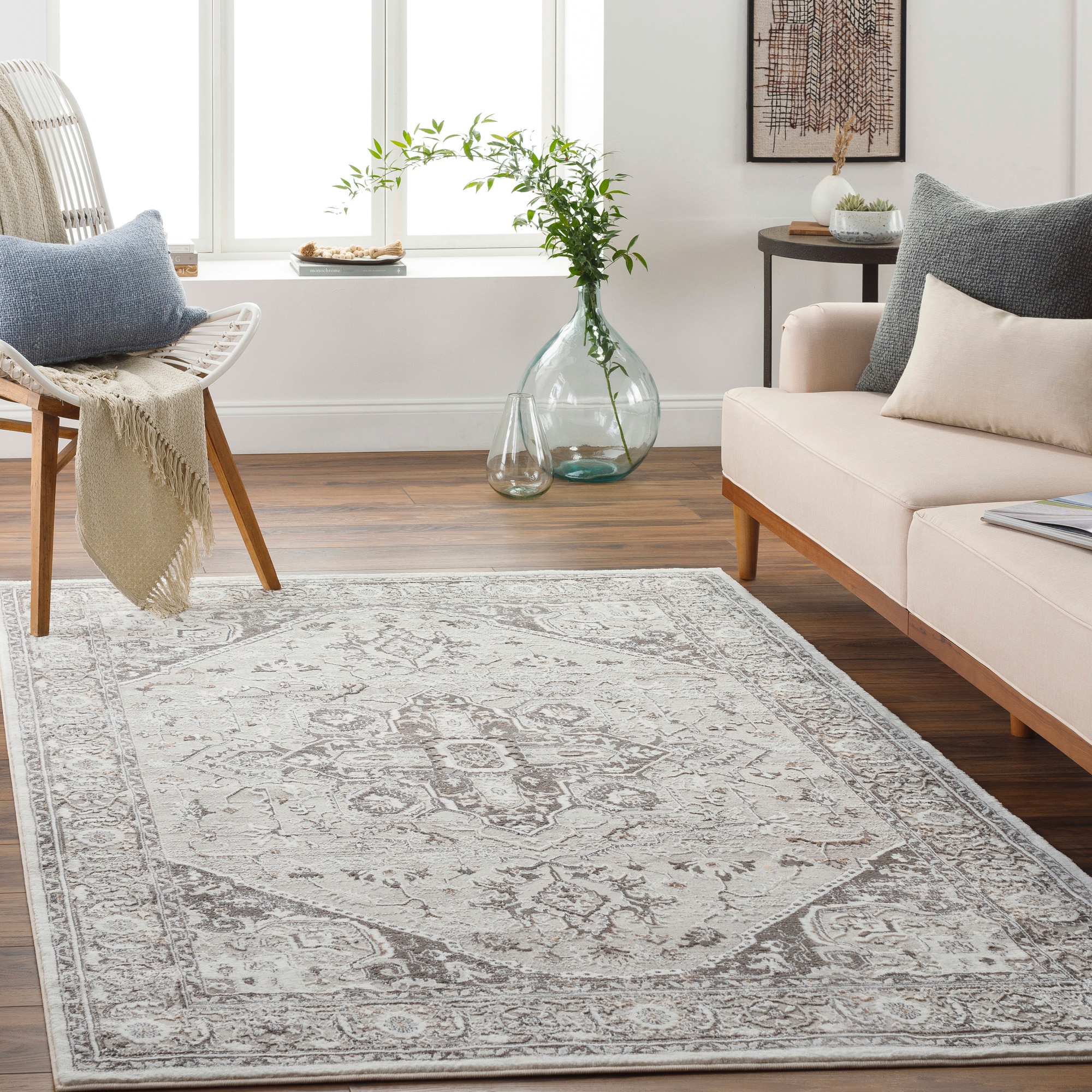 Artistic Weavers 8 X 10 Taupe Indoor Abstract Area Rug in the Rugs  department at