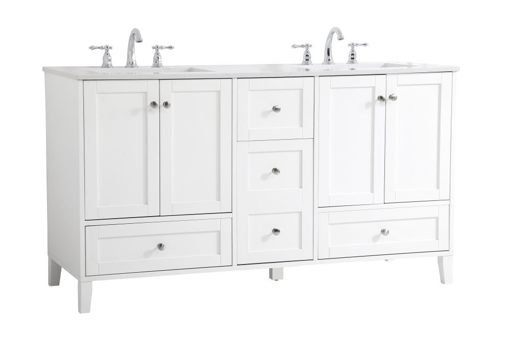 Elegant Decor FI54060DWH Bath-Vanity-Combo - View #3