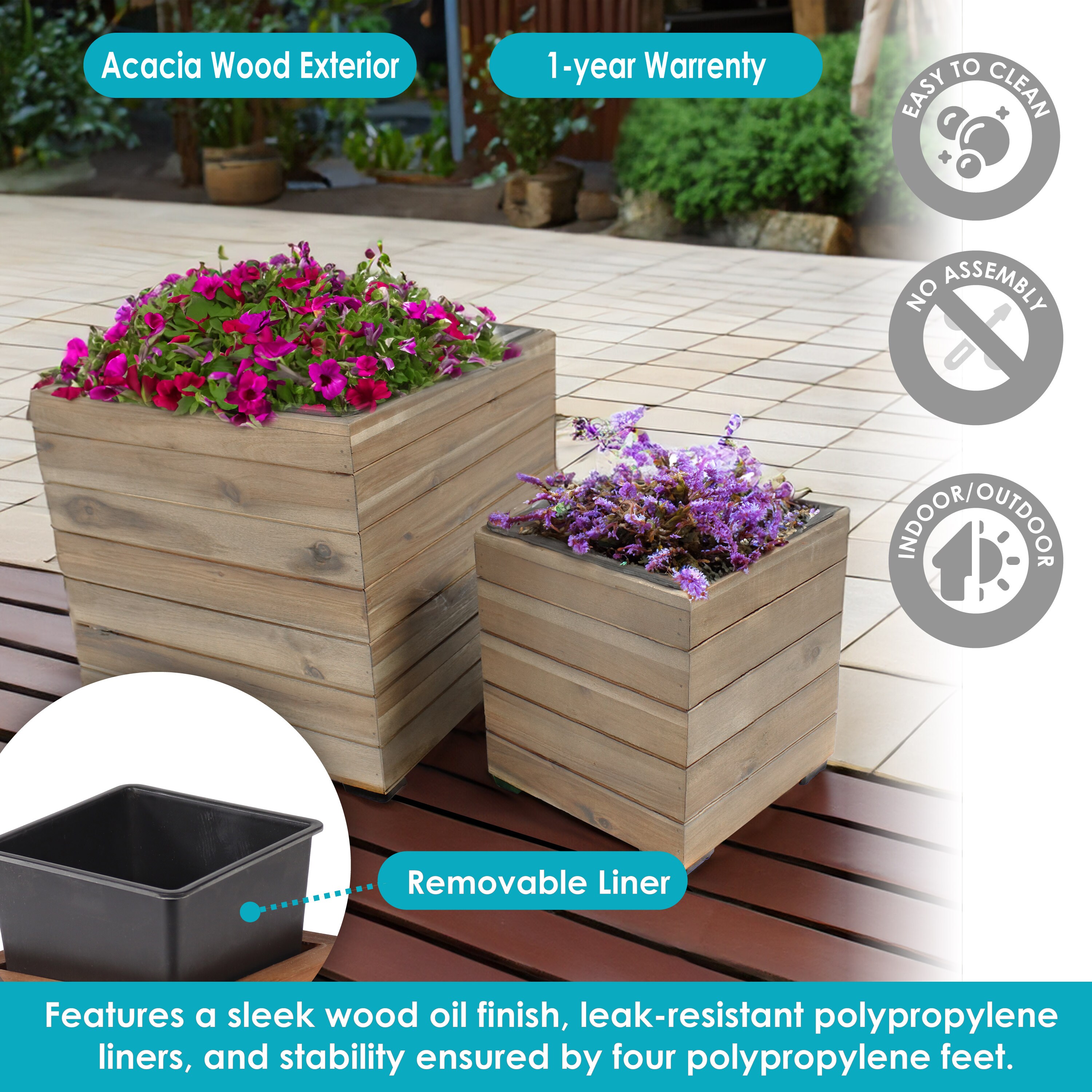 Sunnydaze Decor TAM-352 Planter-Window-Box - View #5