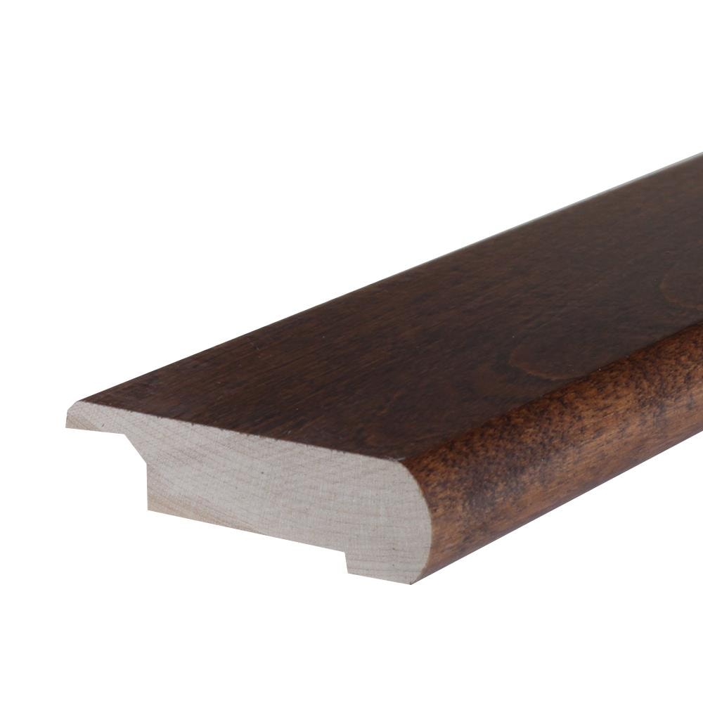 Flexco 1079912 Solid Wood Stair Nose 2.75-in x 78-in x 0.75-in Catalan Prefinished Wood Oak Flush Stair Nosing
