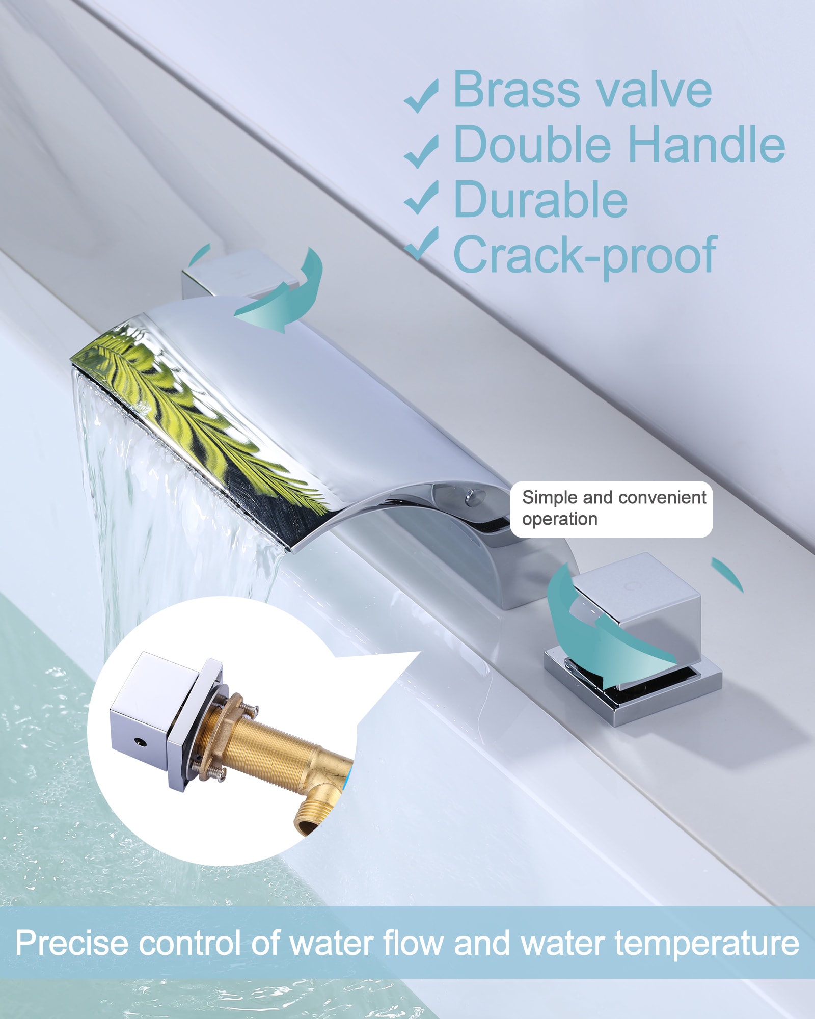 WOWOW 3080600C Roman-Tub-Faucets - View #8