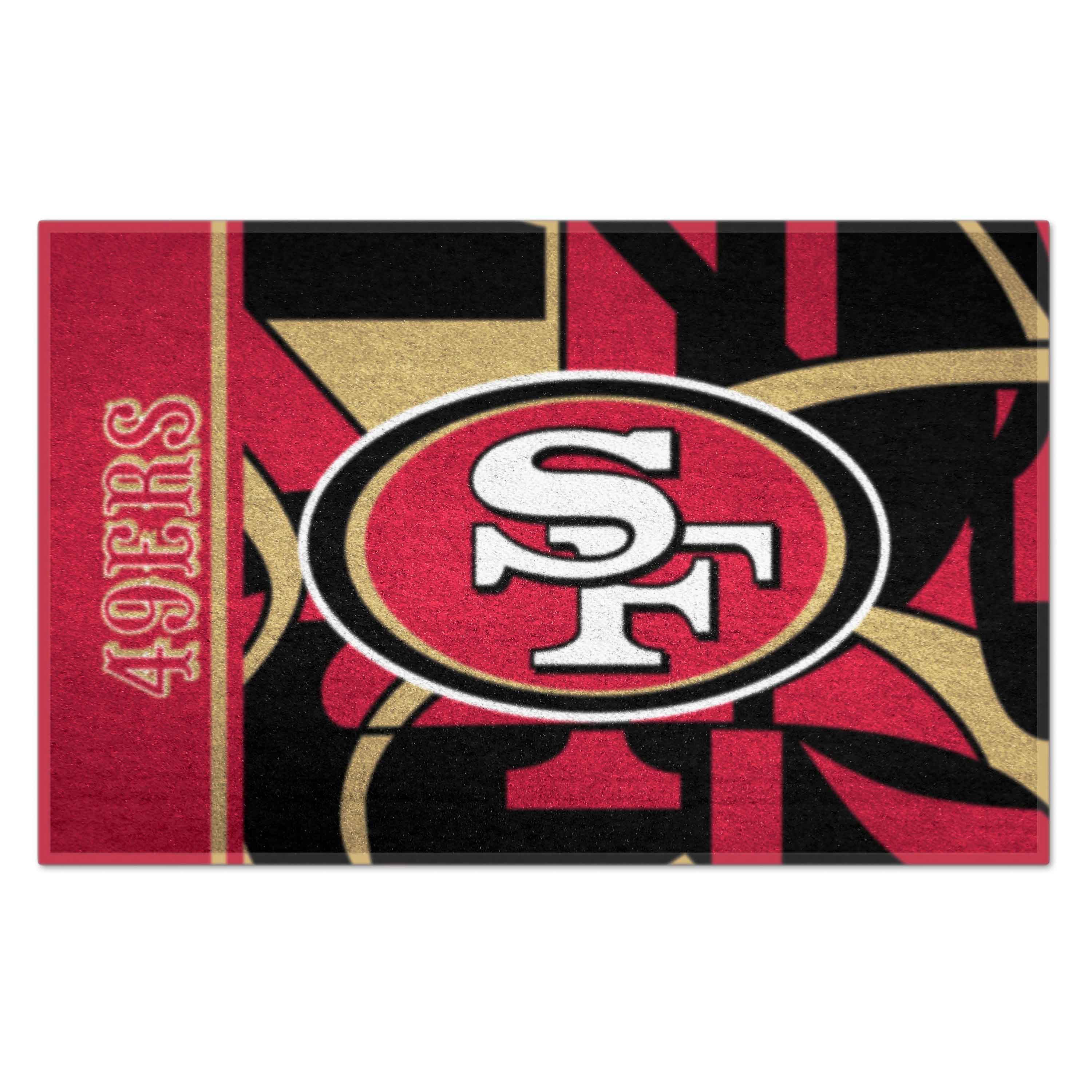 FANMATS 23363 Nfl xfit Starter Mat 2 x 3 (ft) Tufted Nylon Multi Rectangular Indoor Throw rug