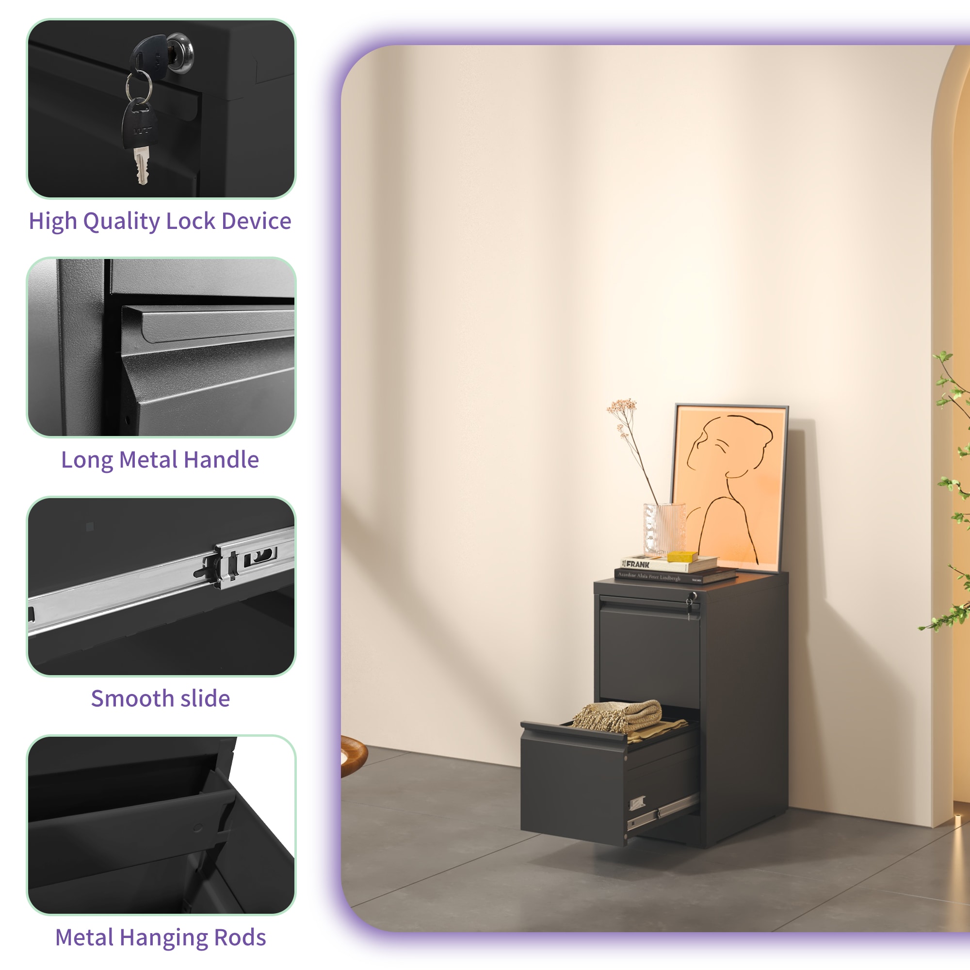 Huluwat DJ-154414 Filing-Cabinets - View #6