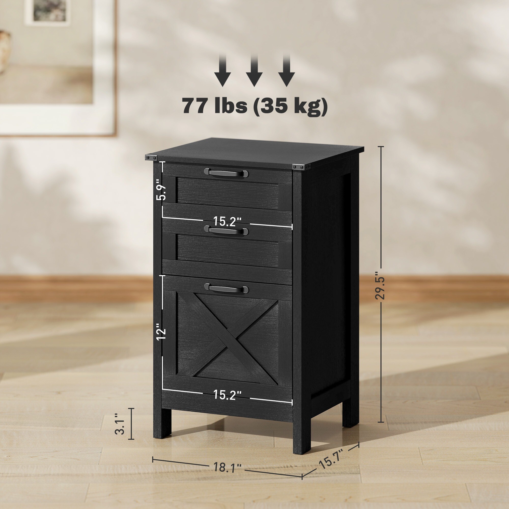 HyperDrop Cart W-T3971P411914 Filing-Cabinets - View #3