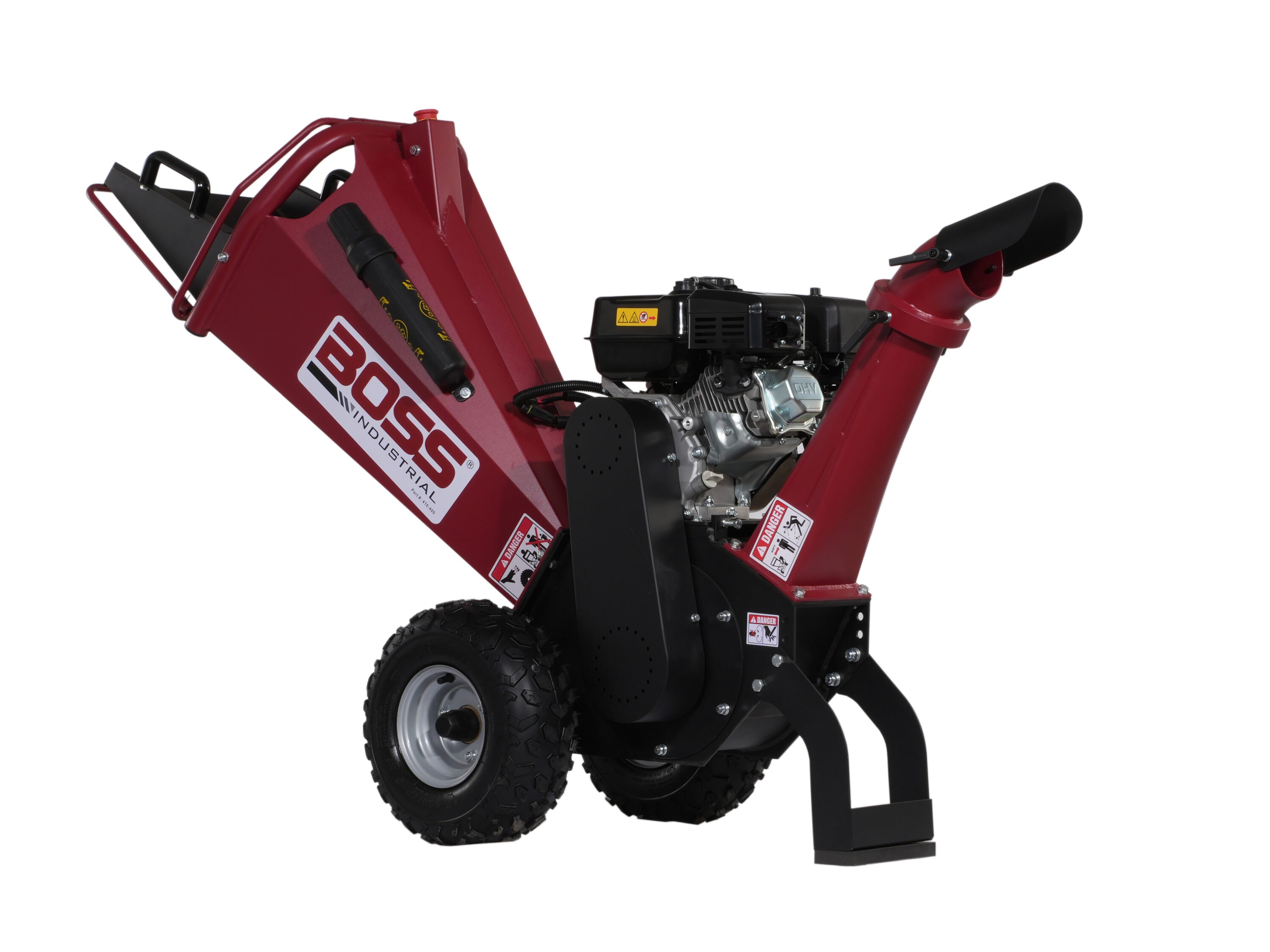Boss Industrial CGR40 Manual 7 -HP Briggs Stratton Gas Wood Chipper, 4-in Maximum Branch Diameter