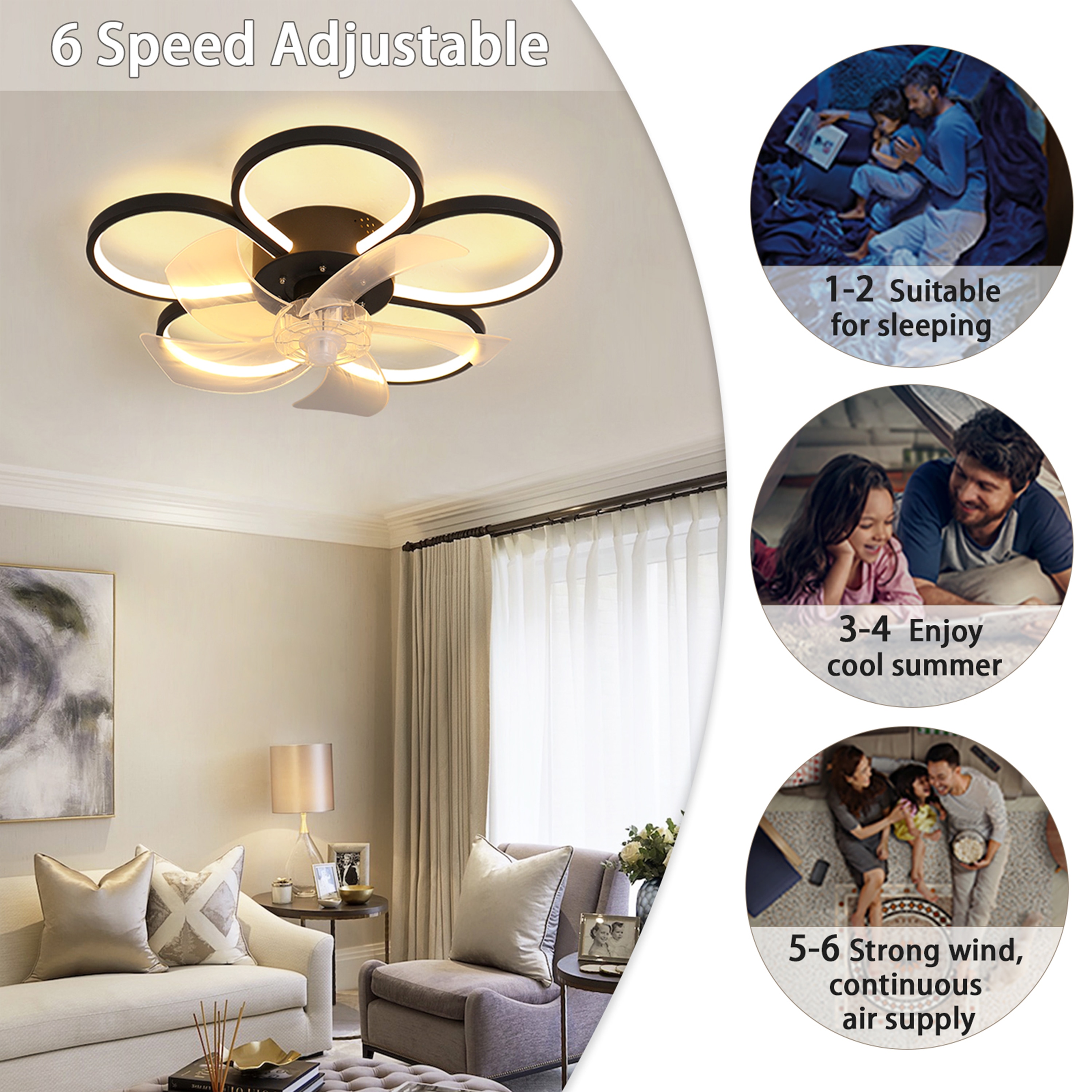 GoYeel ZF005BL Ceiling-Fans - View #10