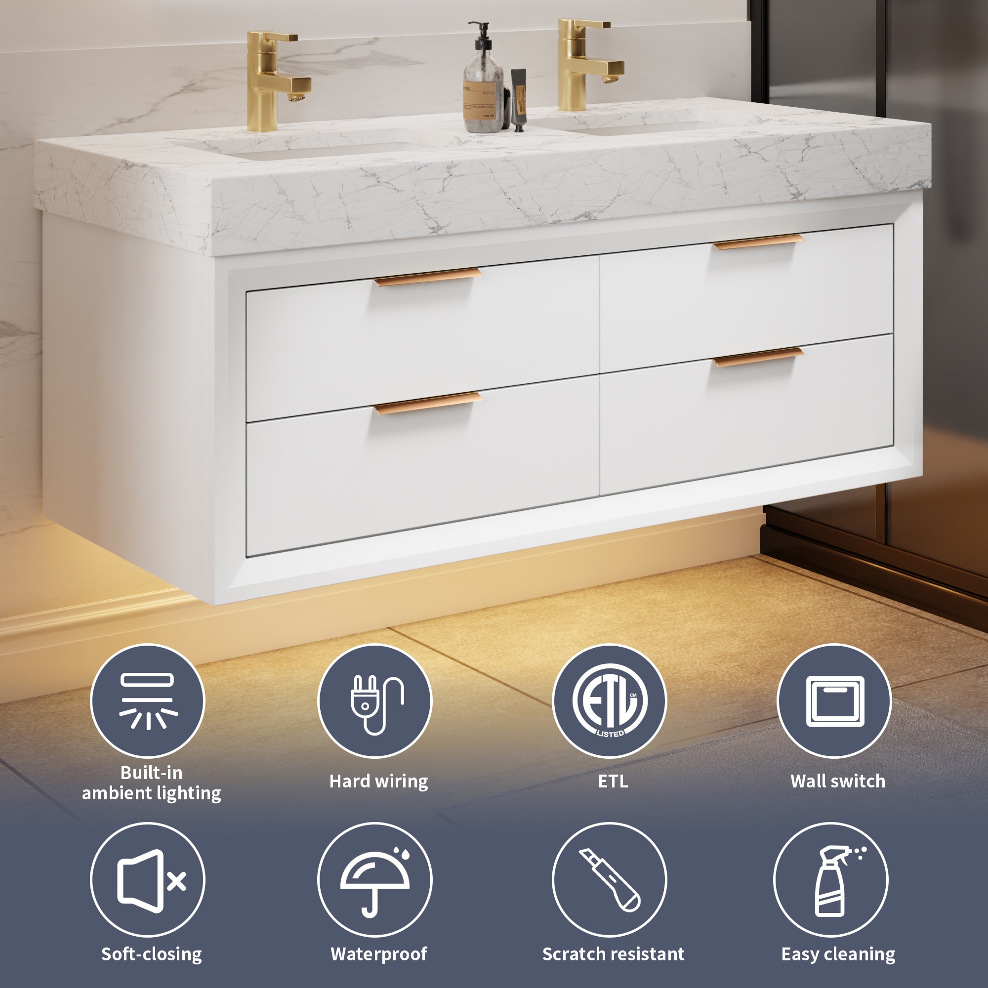ExBrite XB4821V10DWH Bath-Vanity-Combo - View #5