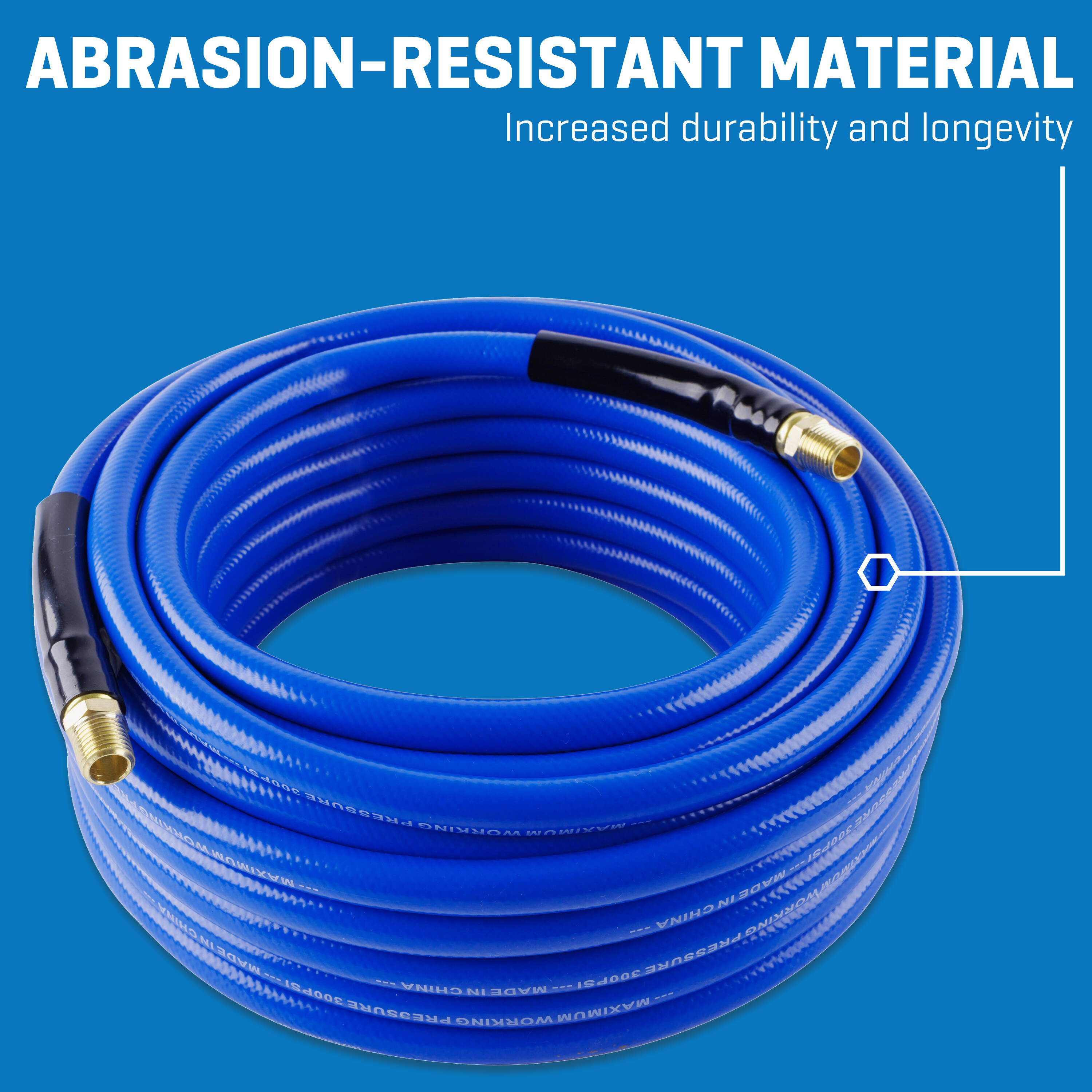 Kobalt 3/8-in x 50-Ft PVC Air Hose in the Air Compressor Hoses department  at