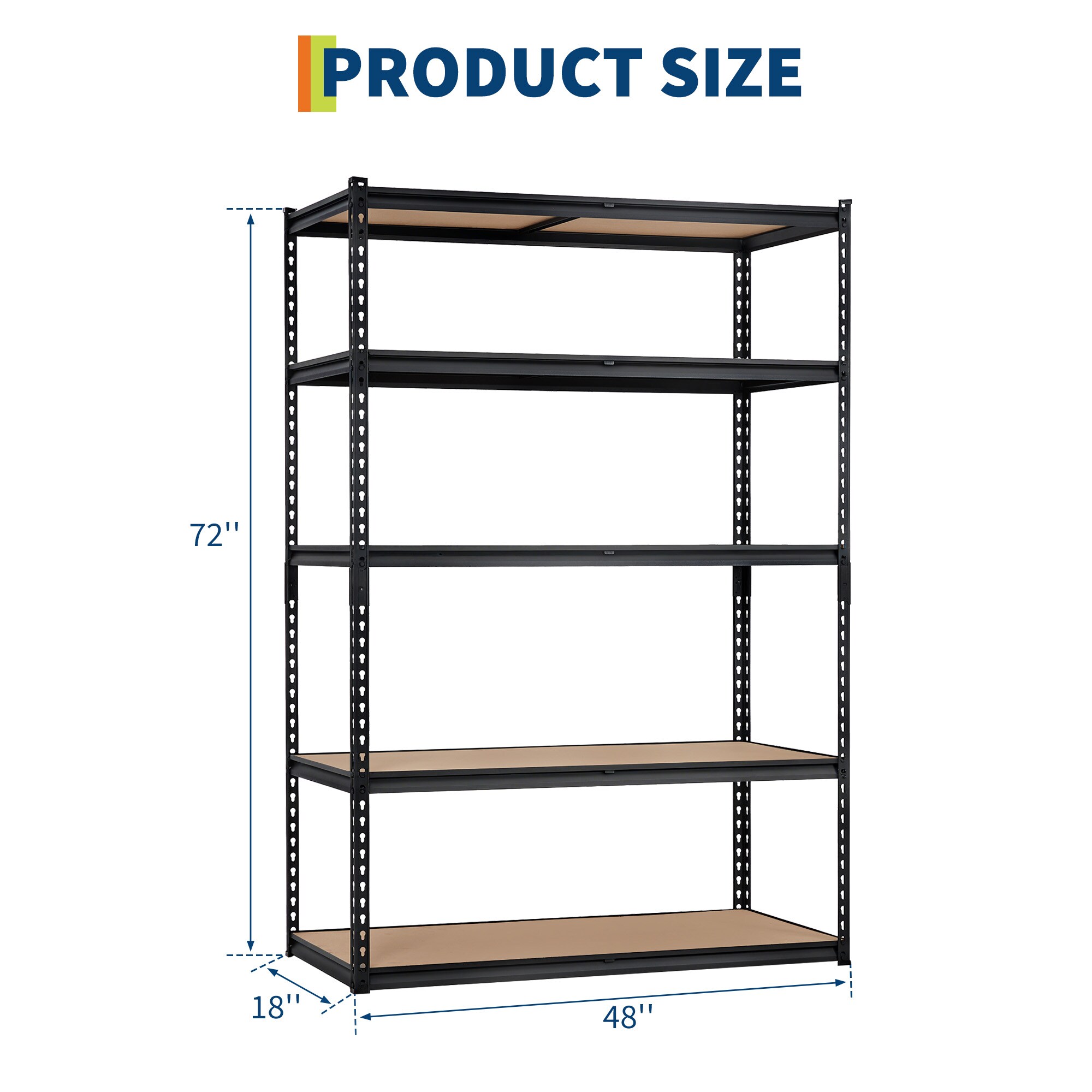 GarveeLife FLYPHK35778PKW Free-Standing-Shelving - View #7