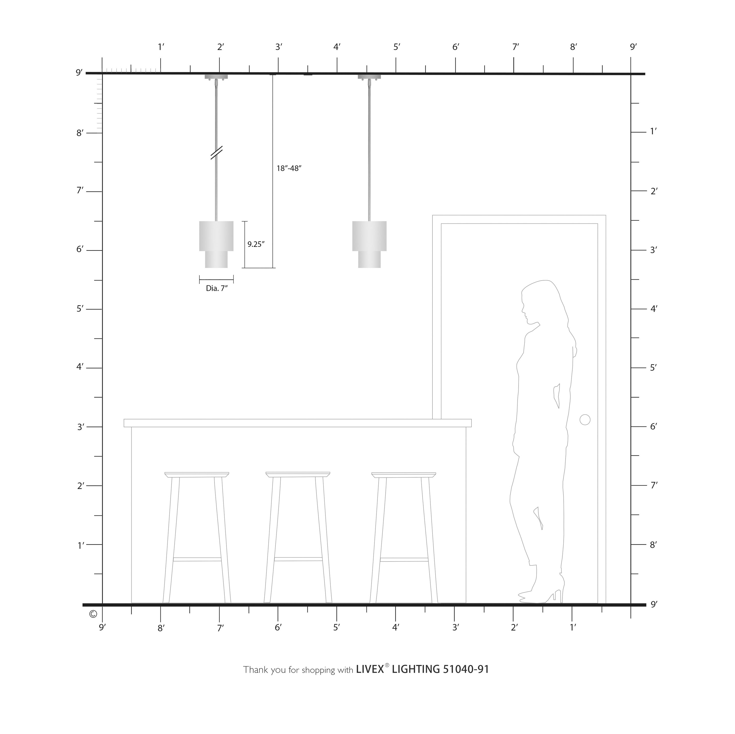 Livex Lighting 51040-91 Pendant-Lights - View #10