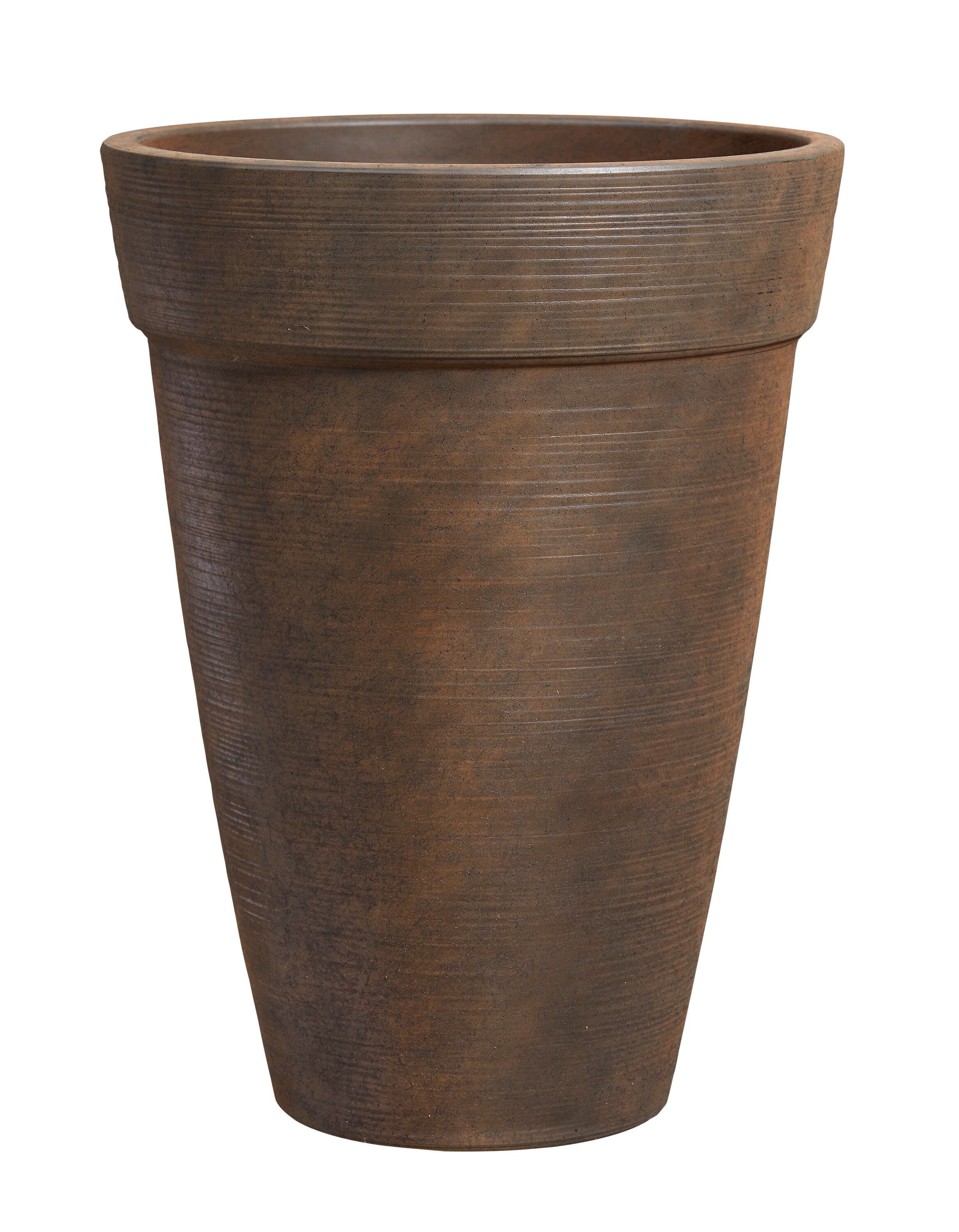 Glitzhome Oversized Faux Ceramic Tall Pot Planter, Set of 2 - Blue