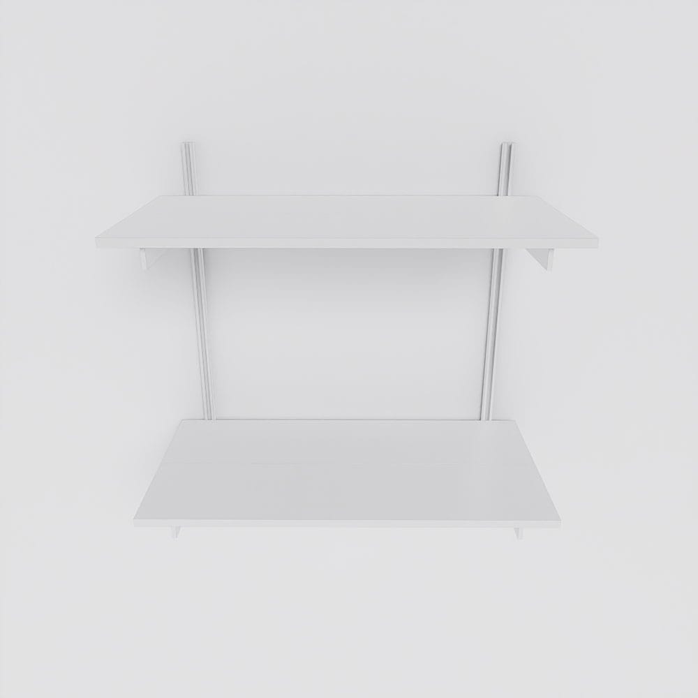Modern Shelving ALUMWAL-1124-WW Wall-Mounted-Shelving - View #4