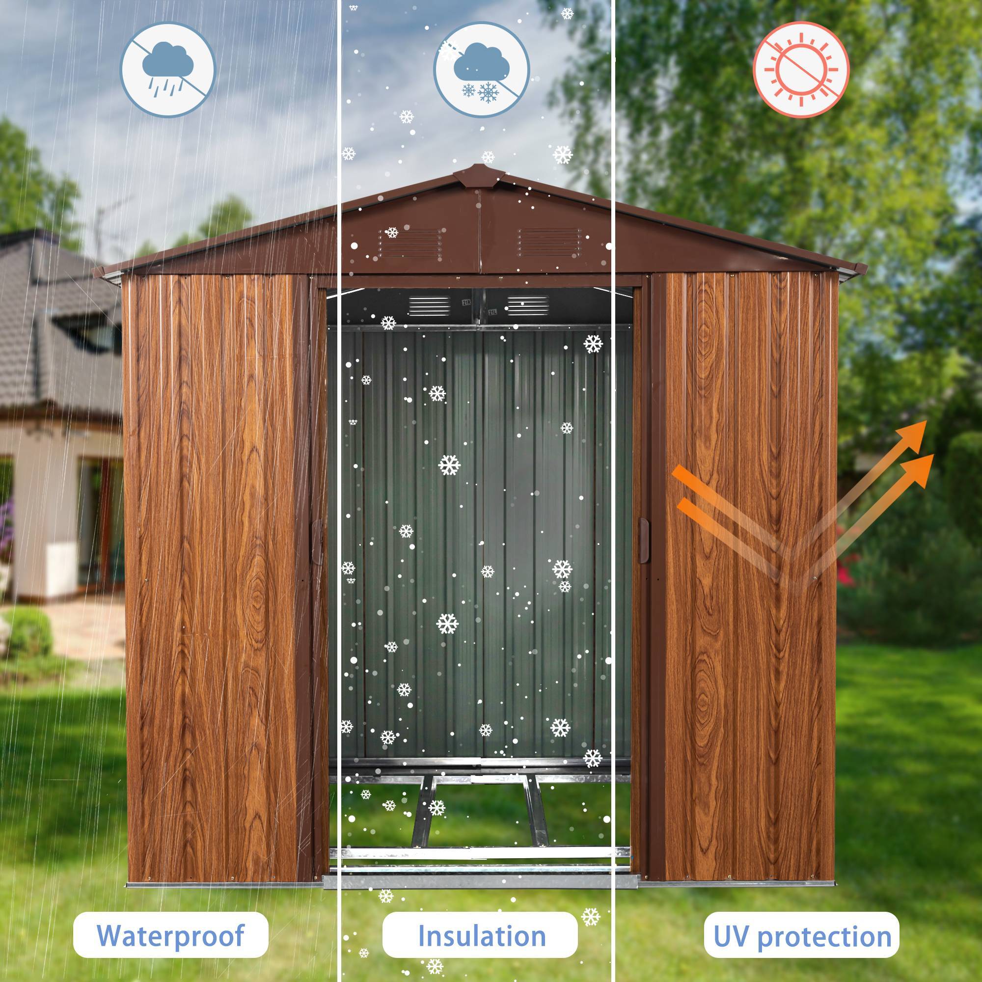 Maocao Hoom BH57416 Metal-Storage-Buildings-Sheds - View #2