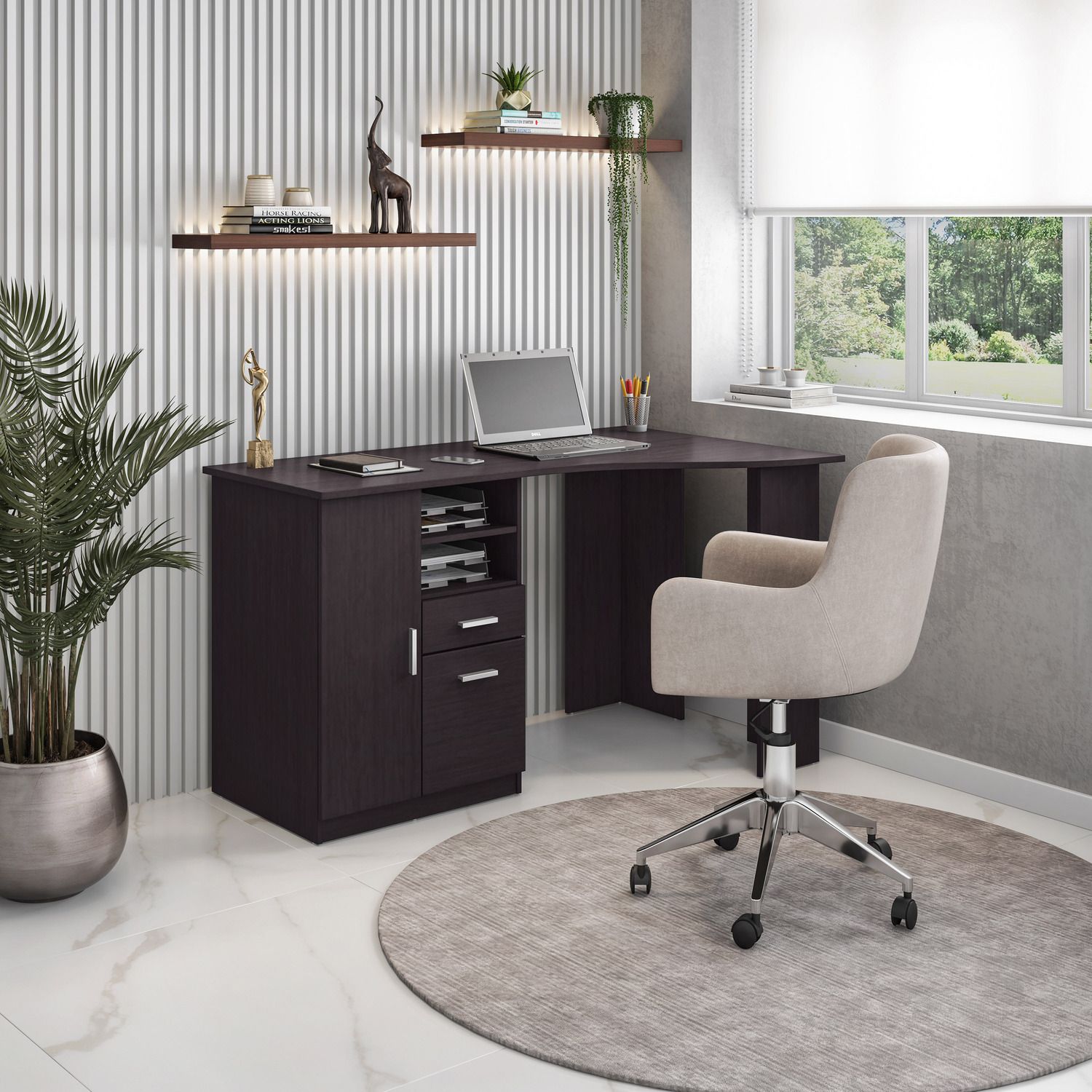 JASMODER RTA-8408-ES 31.50-Inches Multiple colors/finishes Modern/Contemporary Writing desk