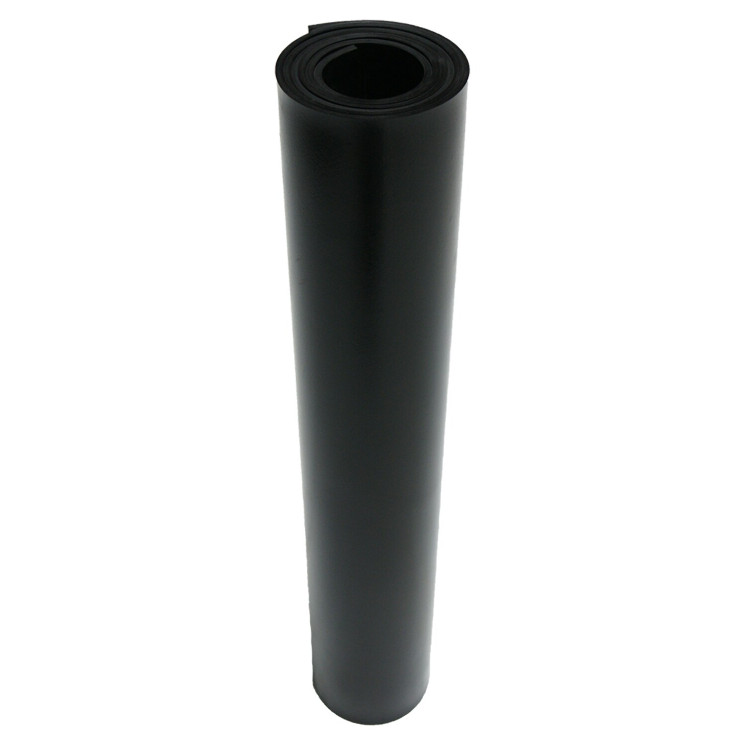 Rubber-Cal - EPDM - Commercial Grade - 60A - Rubber Sheet, 1/4 Thick x 3'  Width x 22' Length, Black