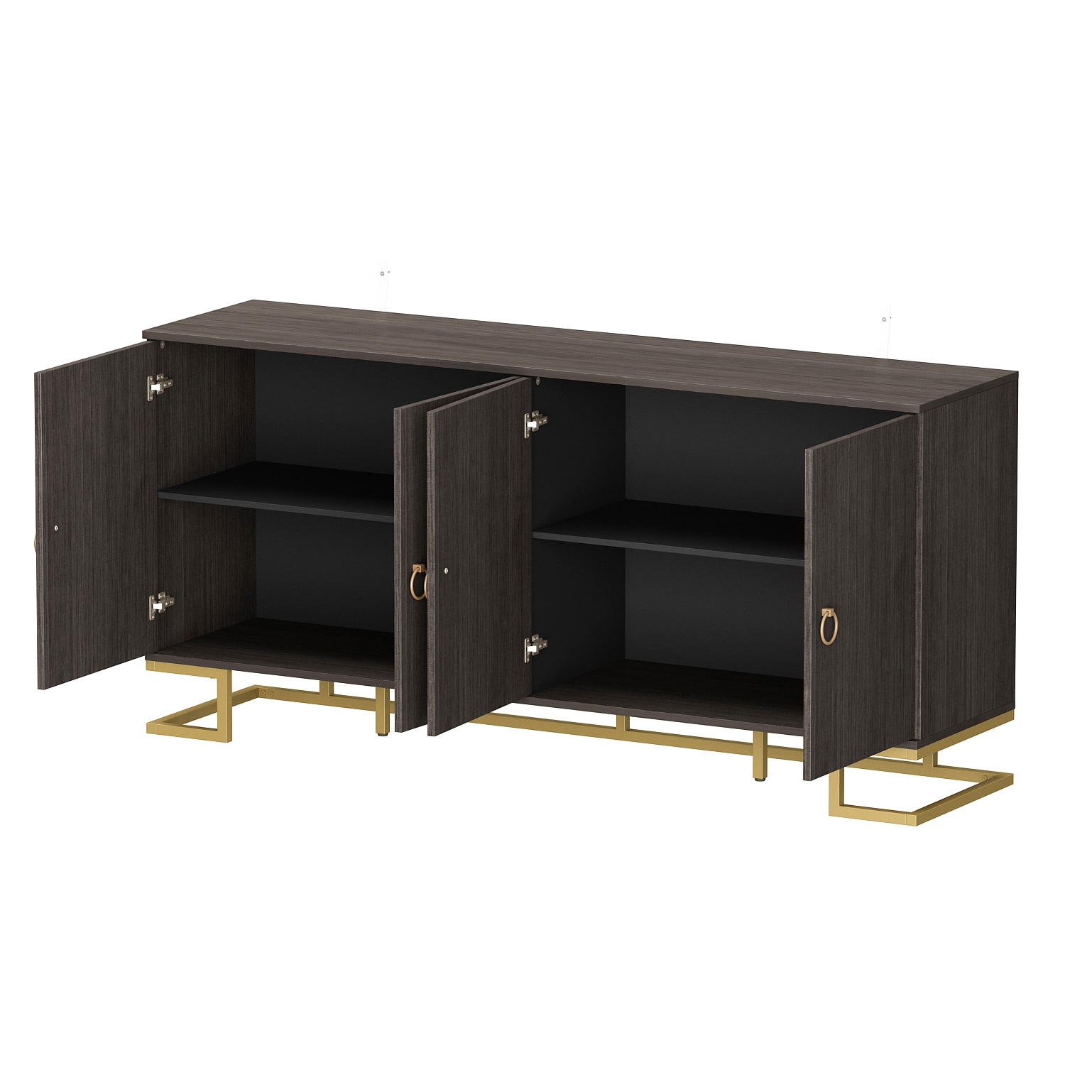 FUFU&GAGA Contemporary/Modern Gray Sideboard in the Dining & Kitchen