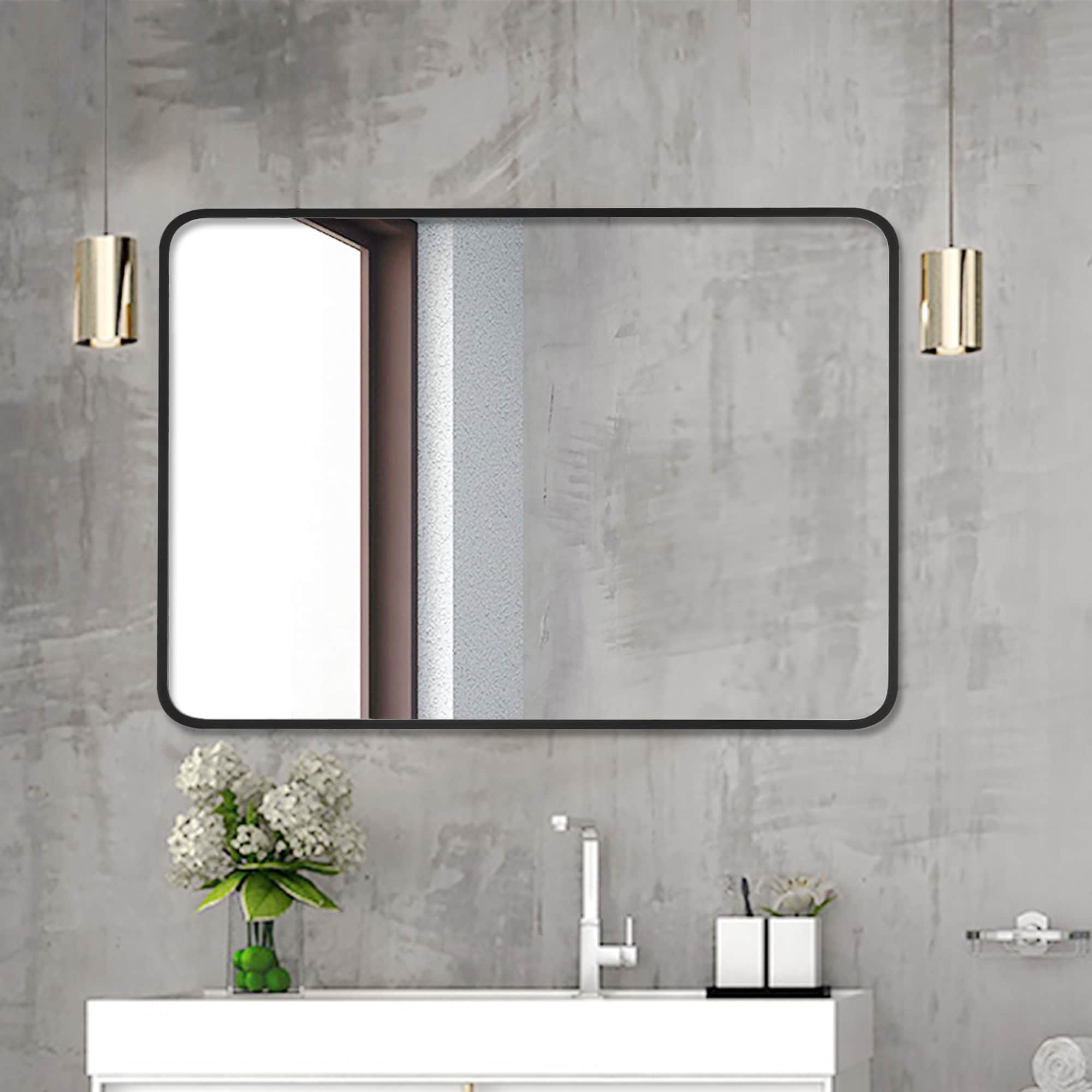 GETLEDEL MR-2702-BK Framed-Bath-Mirrors - View #8