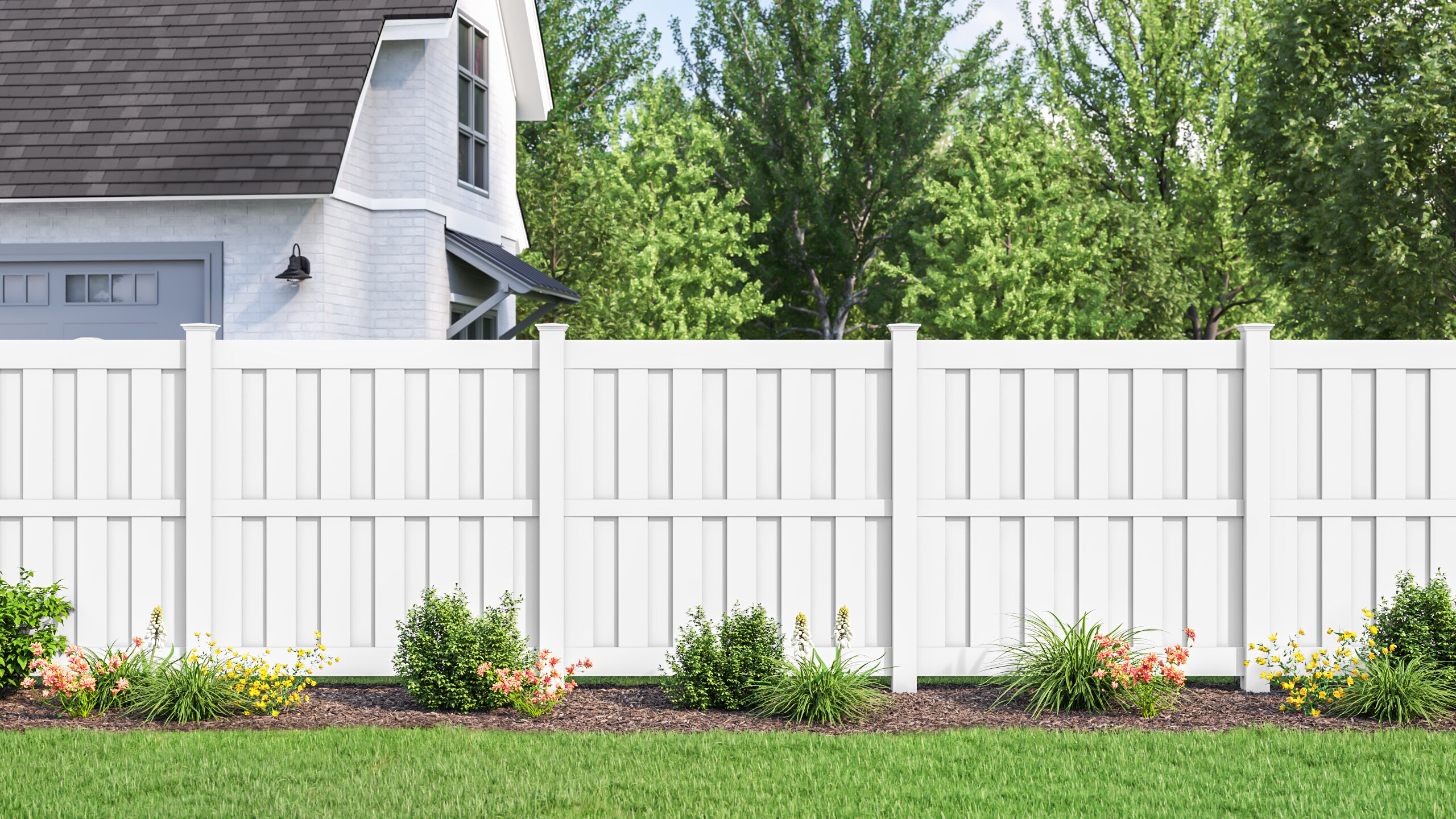 Shop Freedom 6x6 Oakworth Ready-to-Assemble Vinyl Fence at Lowes.com