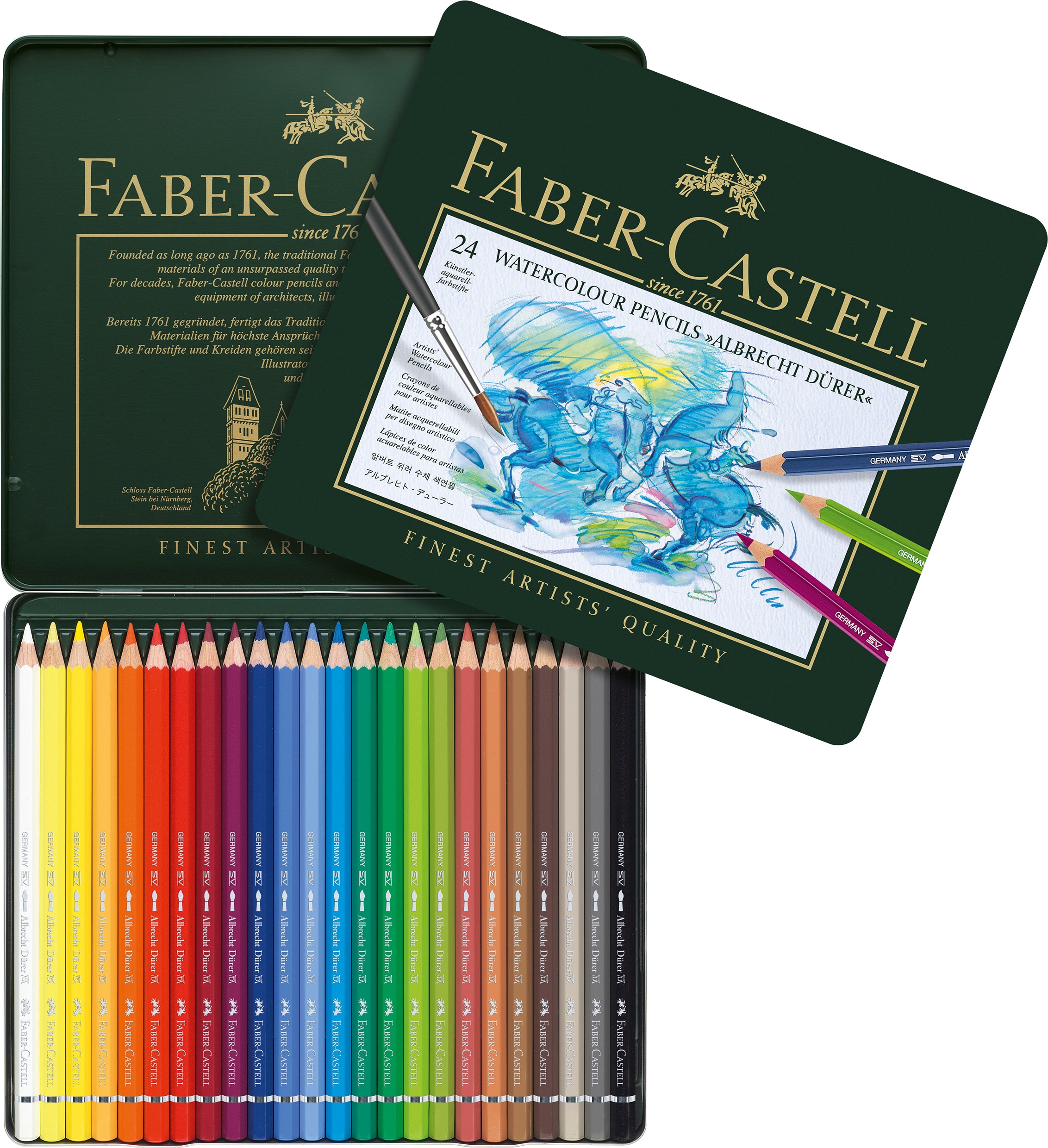 Faber-Castell Crayons - 24 pcs - Multi » Fast Shipping