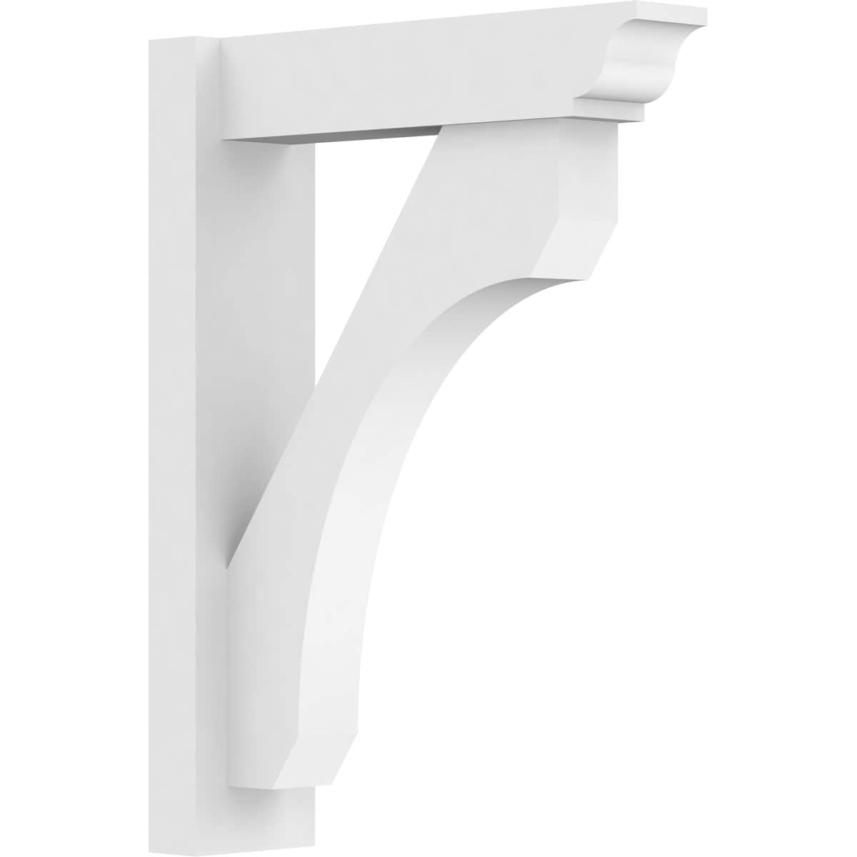 Ekena Millwork OUTP05X18X24LEC01 5-in W x 18-in D x 24-in H Legacy Architectural Grade PVC Outlooker with Traditional Ends