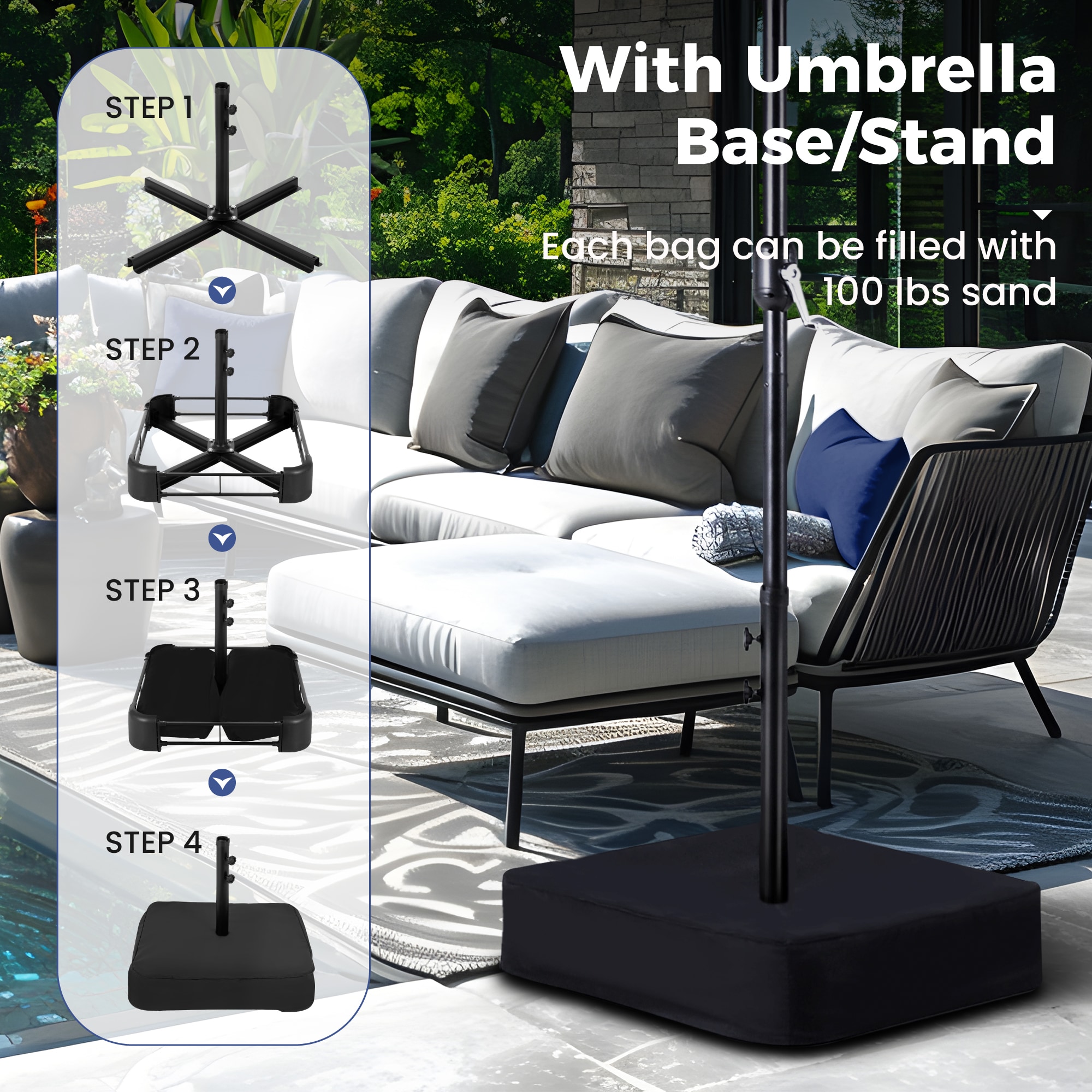 Sunshine Valley E02GM018-BL Umbrellas-2 - View #6