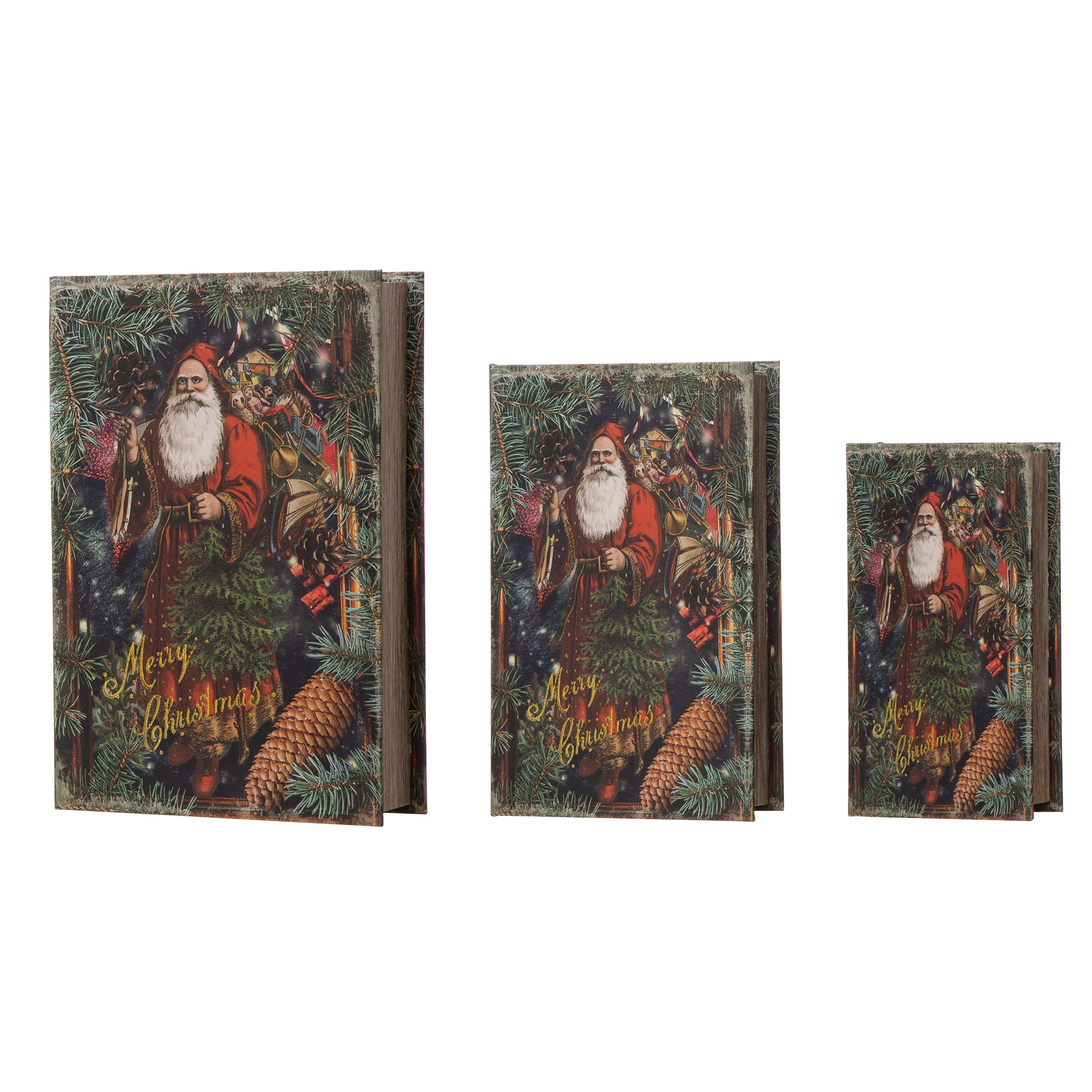 Glitzhome 2019900001 12.99-in (3-Pack) Christmas Decor