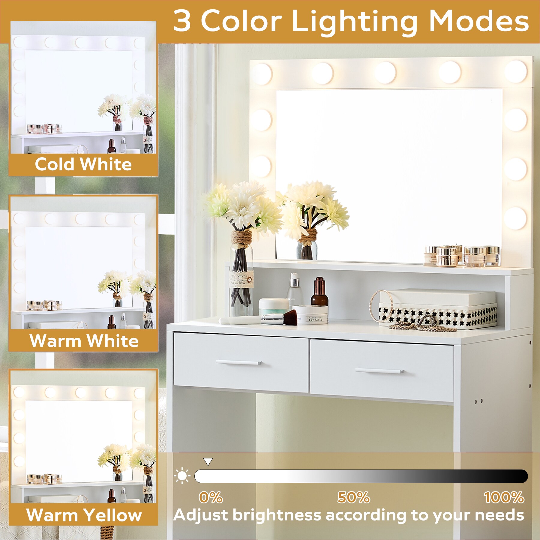 Siavonce XH92265 Bedroom-Vanities - View #3