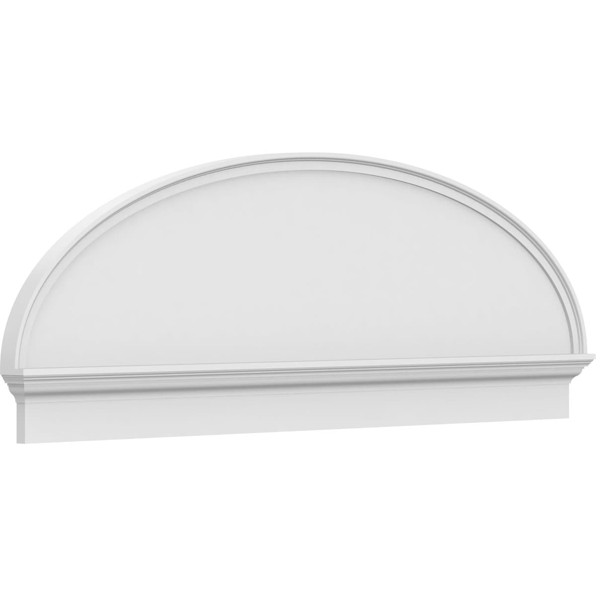 Ekena Millwork PEDPC068X240ELL00 68-in W x 23.875-in L PVC Pediment