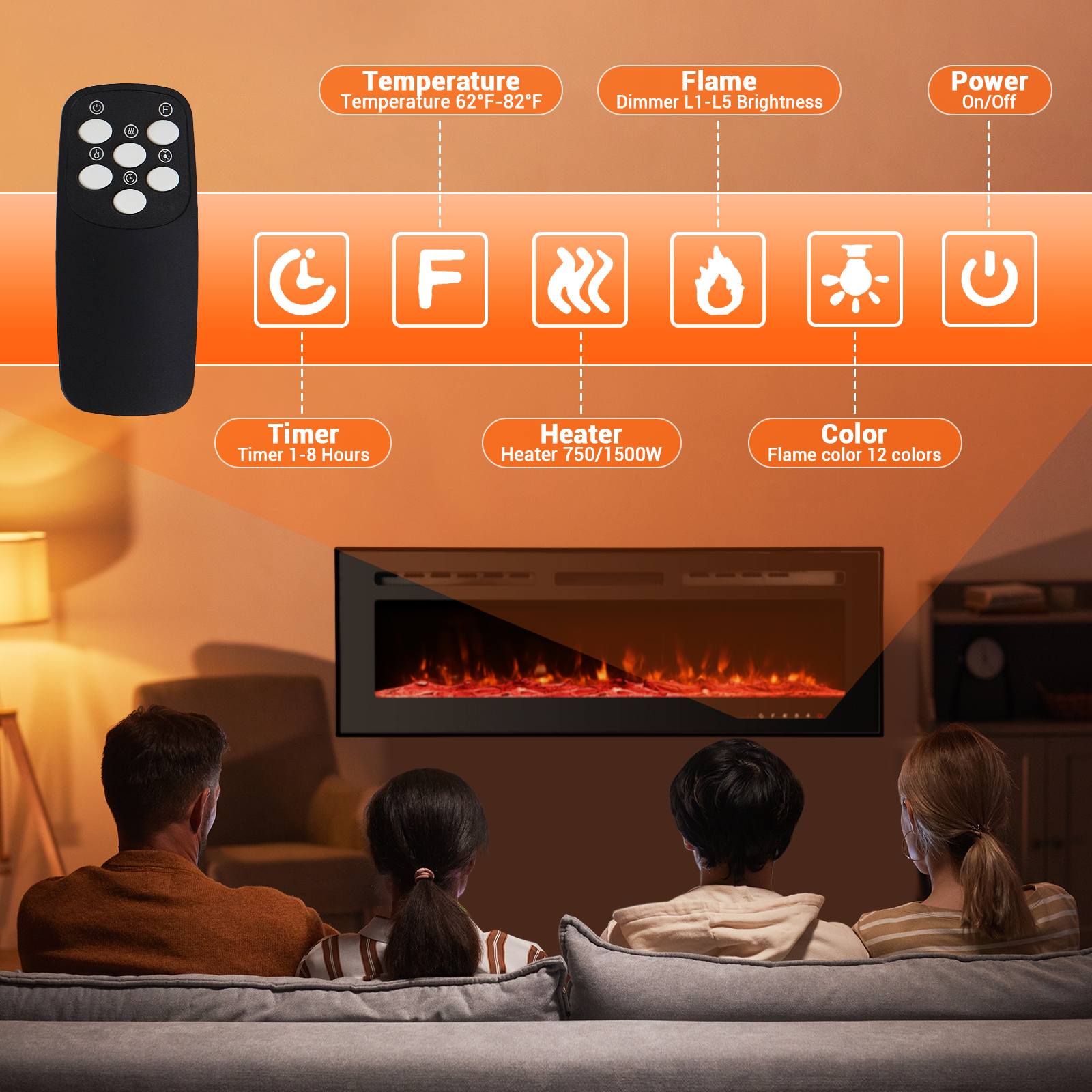 Garvee SQYPHO10OY0WUO Electric-Fireplaces - View #6