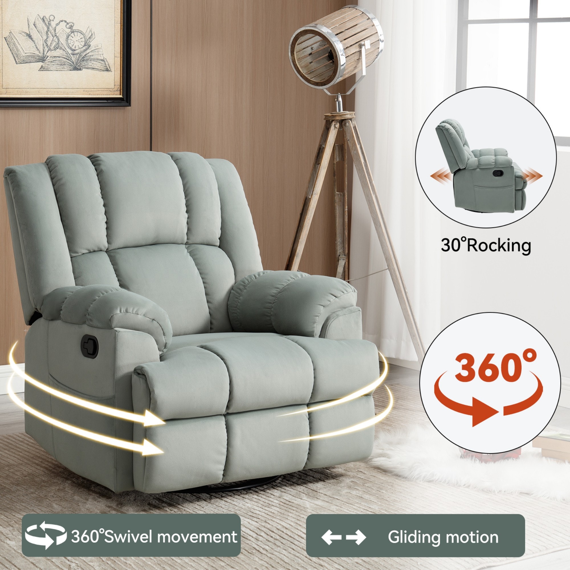 Boyel Living BL-CM839GN recliners - View #8
