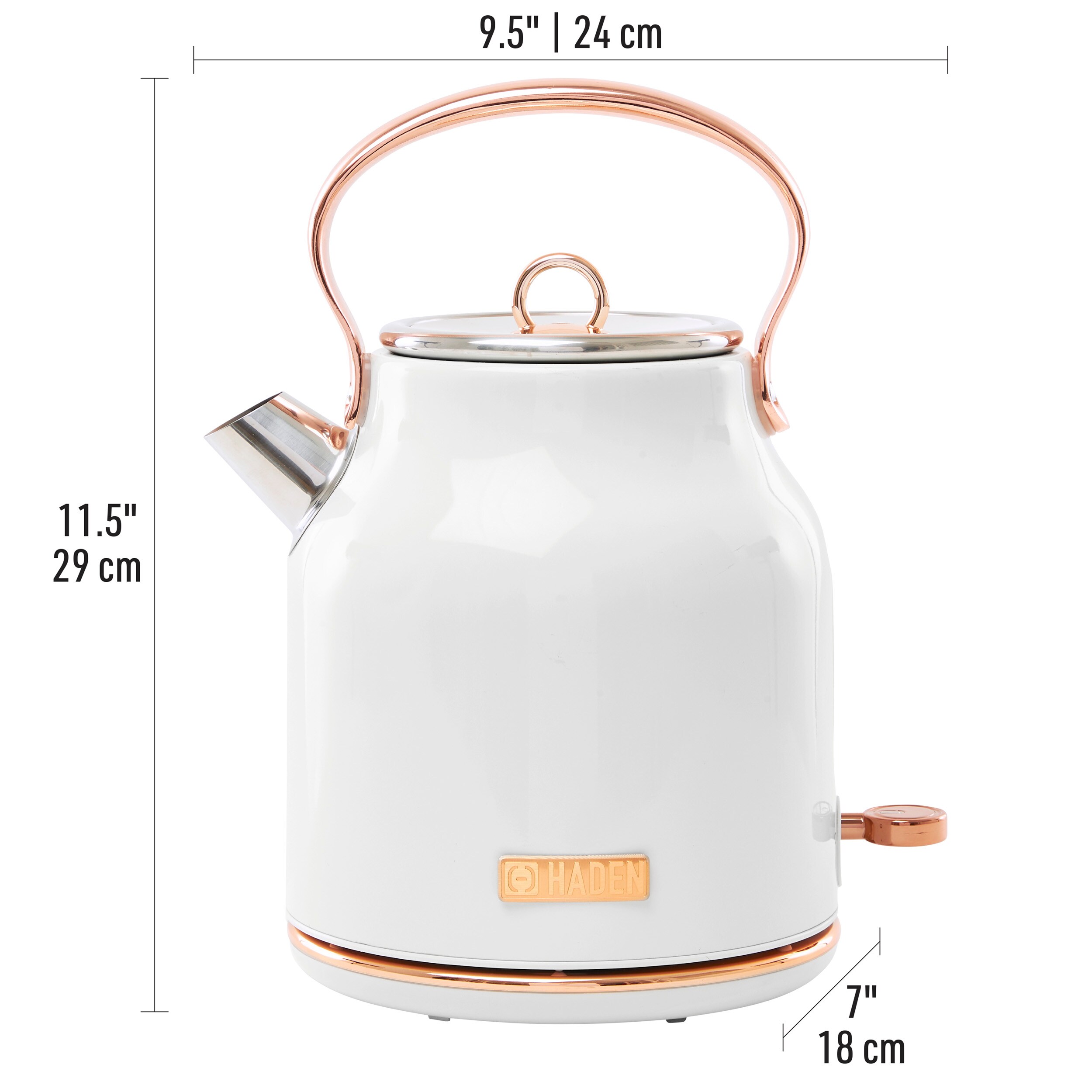 1pc Electric Glass Tea Kettle 1.8L Cordless Hot Water Boiler Electric Kettle  1000W Wide-Opening & Stainless Steel Instant Heater With Auto-Shutoff &  Boil-Dry Protection