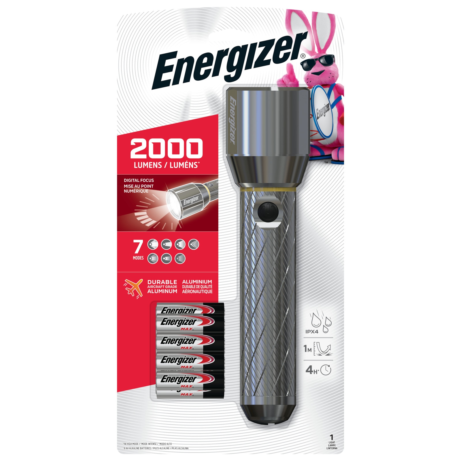 2000-Lumen LED Flashlight (AA Battery Included) the Flashlights department at Lowes.com
