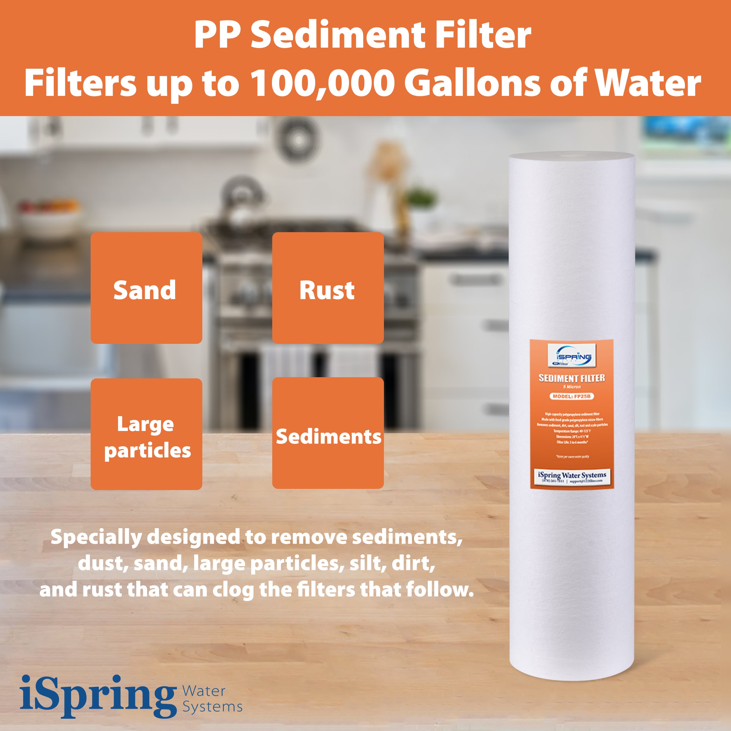 iSpring F3WGB32BDS Replacement-Water-Filters-Cartridges - View #7