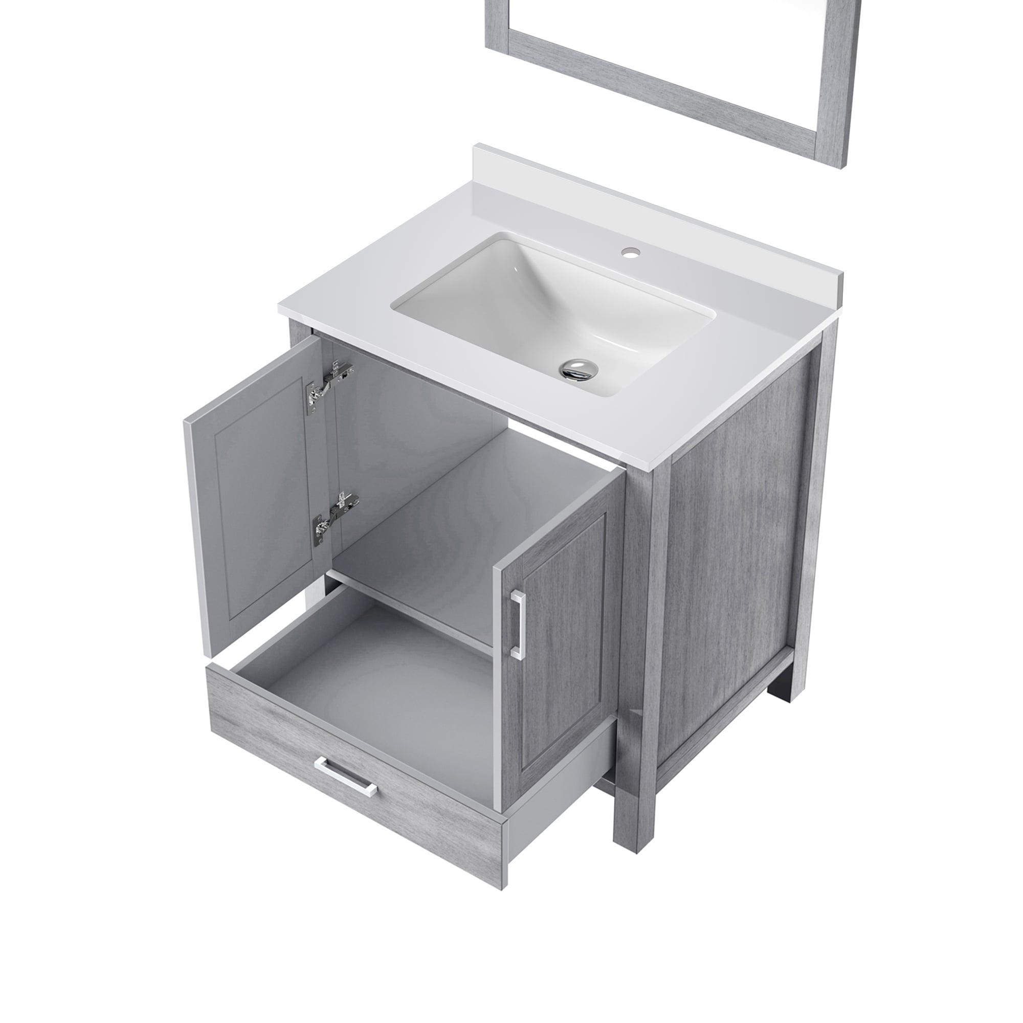 Lexora LJ342230SDWQM28 Bath-Vanity-Combo - View #3
