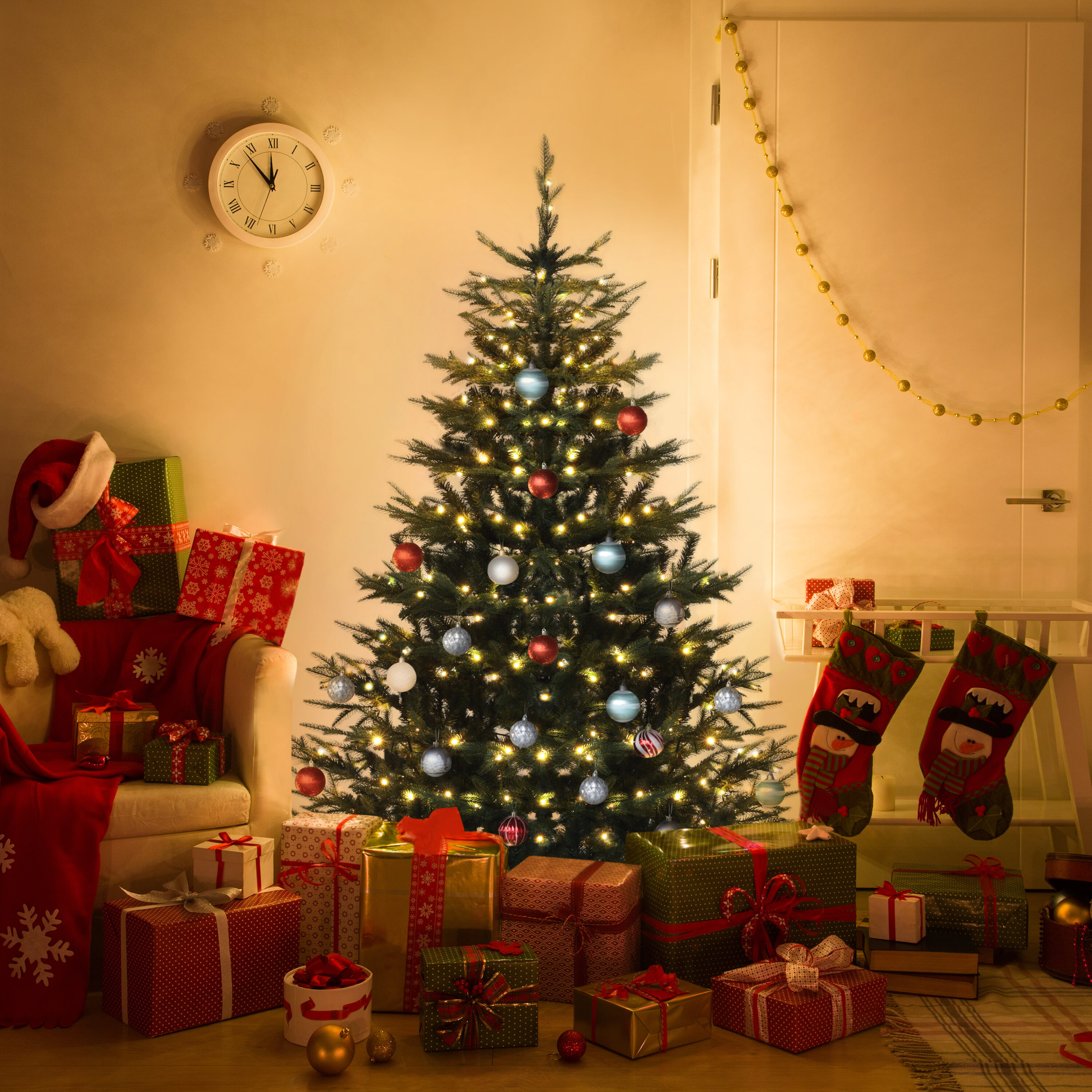 VEIKOUS HP1001-10-23 Artificial-Christmas-Trees - View #4