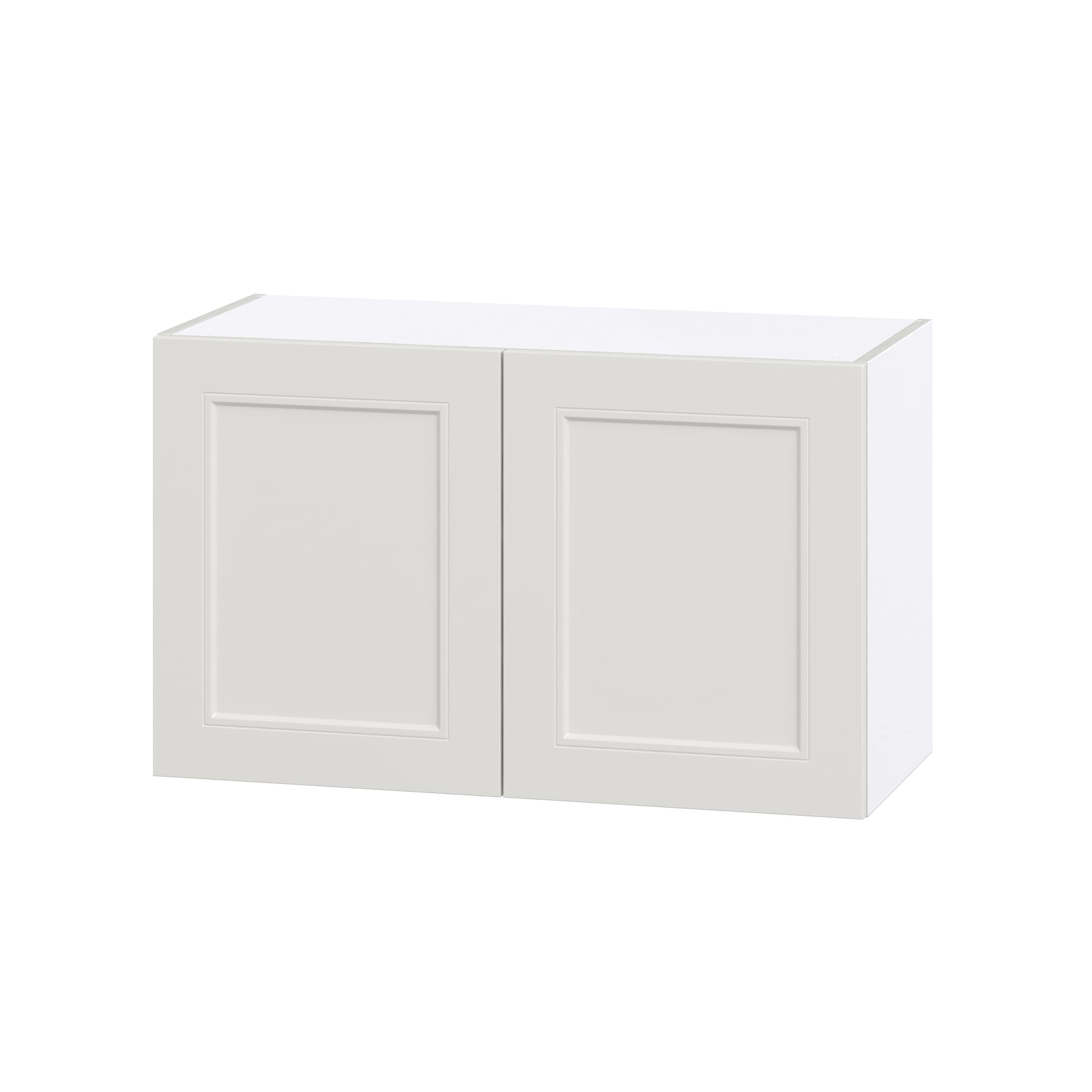 Hugo&Borg Belcourt 33-in W x 15-in H x 14-in D Gray Painted Wall Fully Assembled Cabinet (Recessed Panel Shaker Door Style)