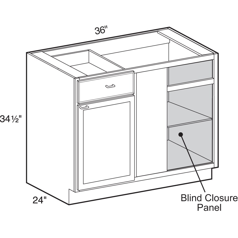 Luxxe Cabinetry Weston Express 30-in W x 34.5-in H x 24-in D Volcano Gray Sink  Base Fully Assembled Plywood Cabinet (Recessed Panel Shaker Door Style) in  the Kitchen Cabinets department at