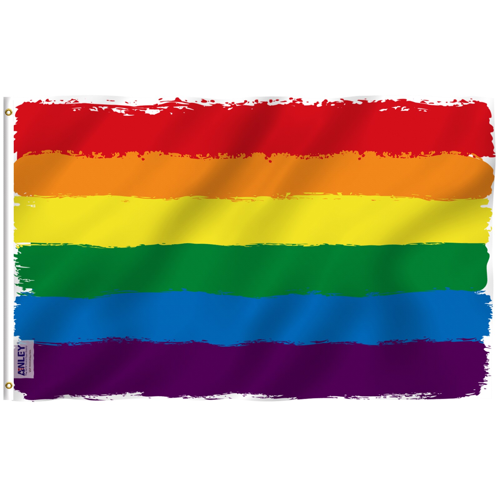 Anley 3x5 Foot Rainbow Flag 6 Stripes at Lowes.com