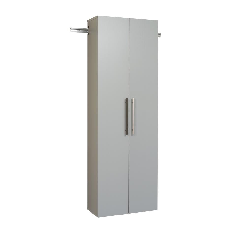 Prepac GSCW-0706-2K HangUps 24-in W x 72-in H Wood composite Light gray Wall-mount Utility Storage Cabinet